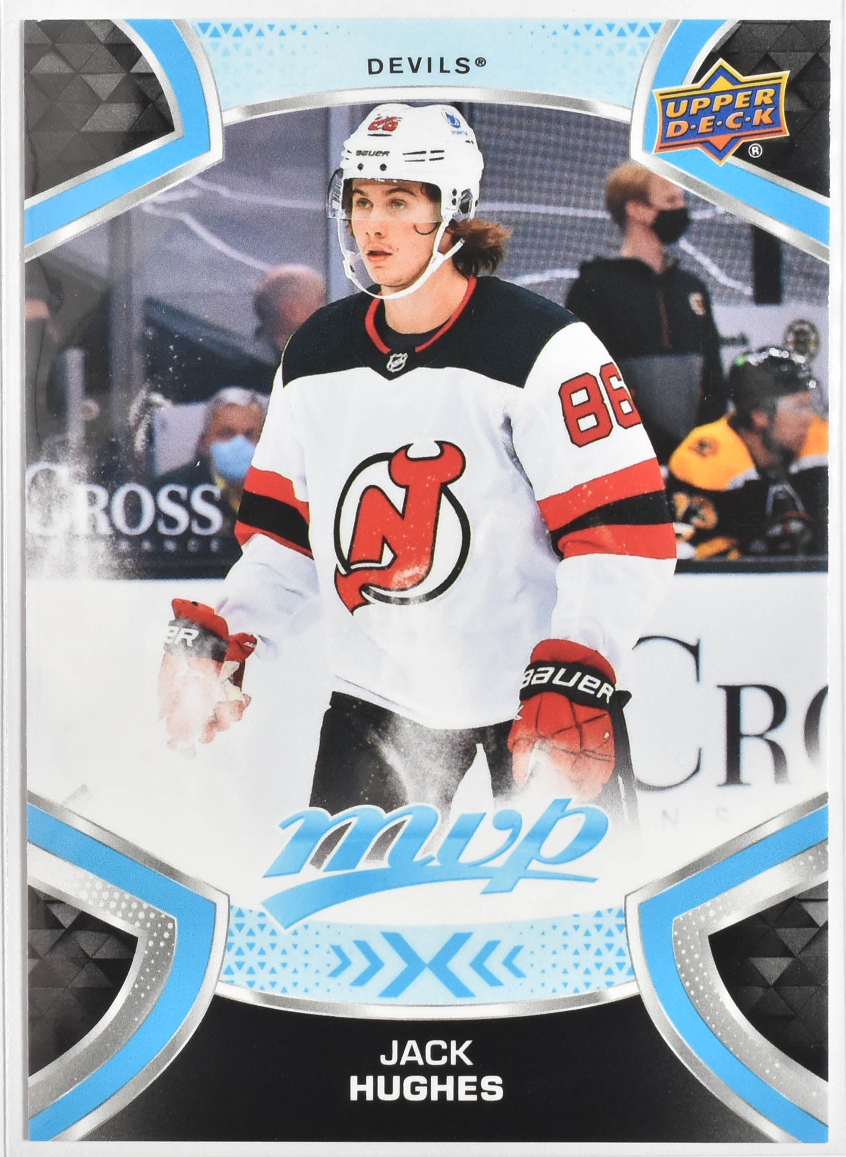 Jack Hughes 207 New Jersey Devils MVP Upper Deck 2021