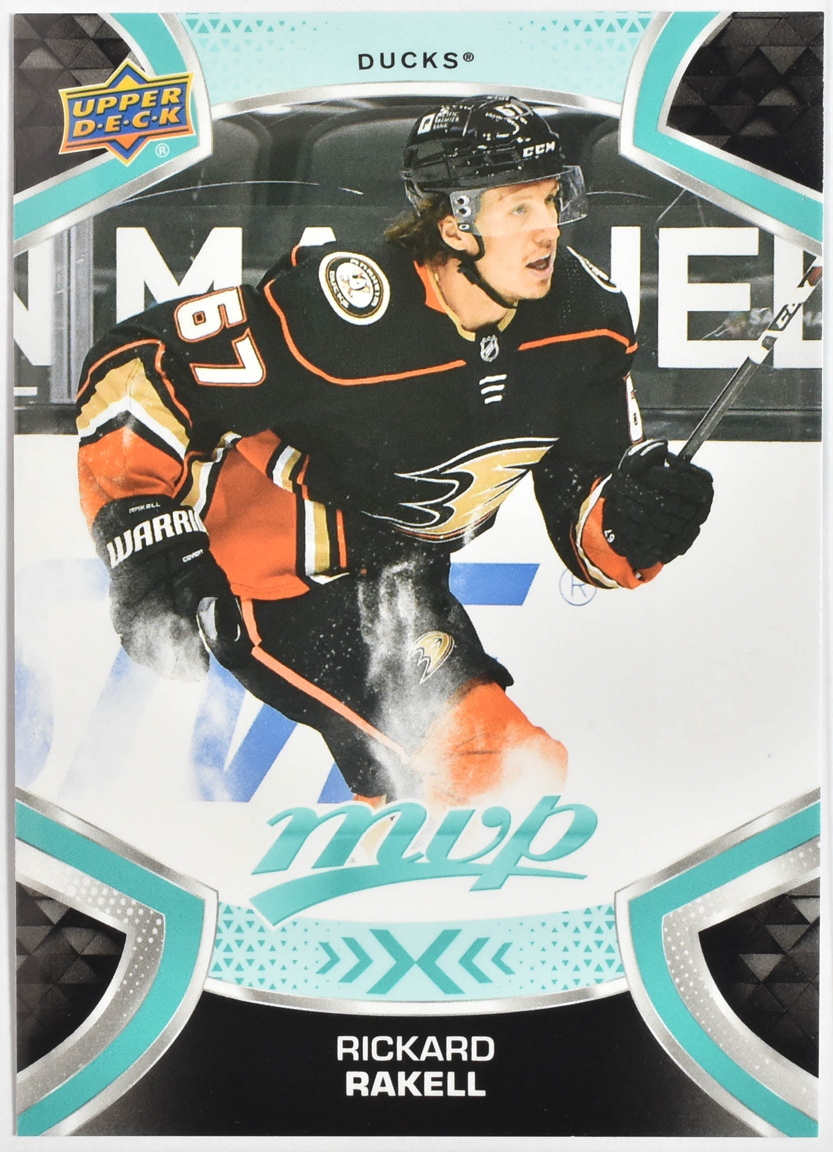 Rickard Rakell 167 Ducks MVP Upper Deck 2021