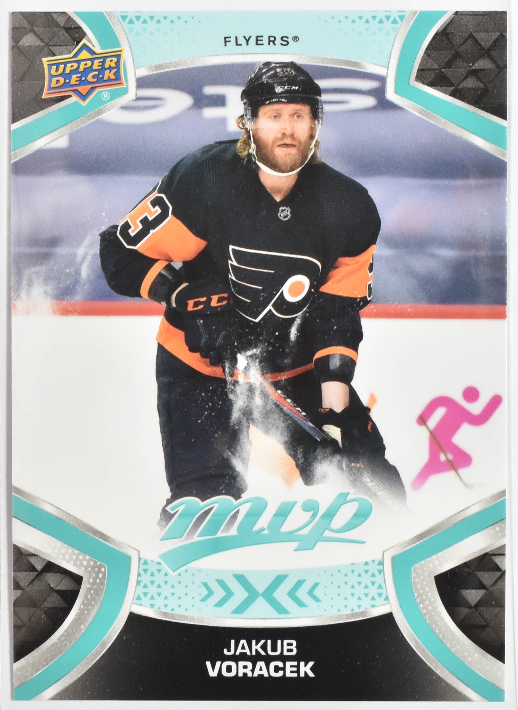 Jakub Voracek 171 Flyers MVP NHL Hockey Card Upper Deck 2021-2022