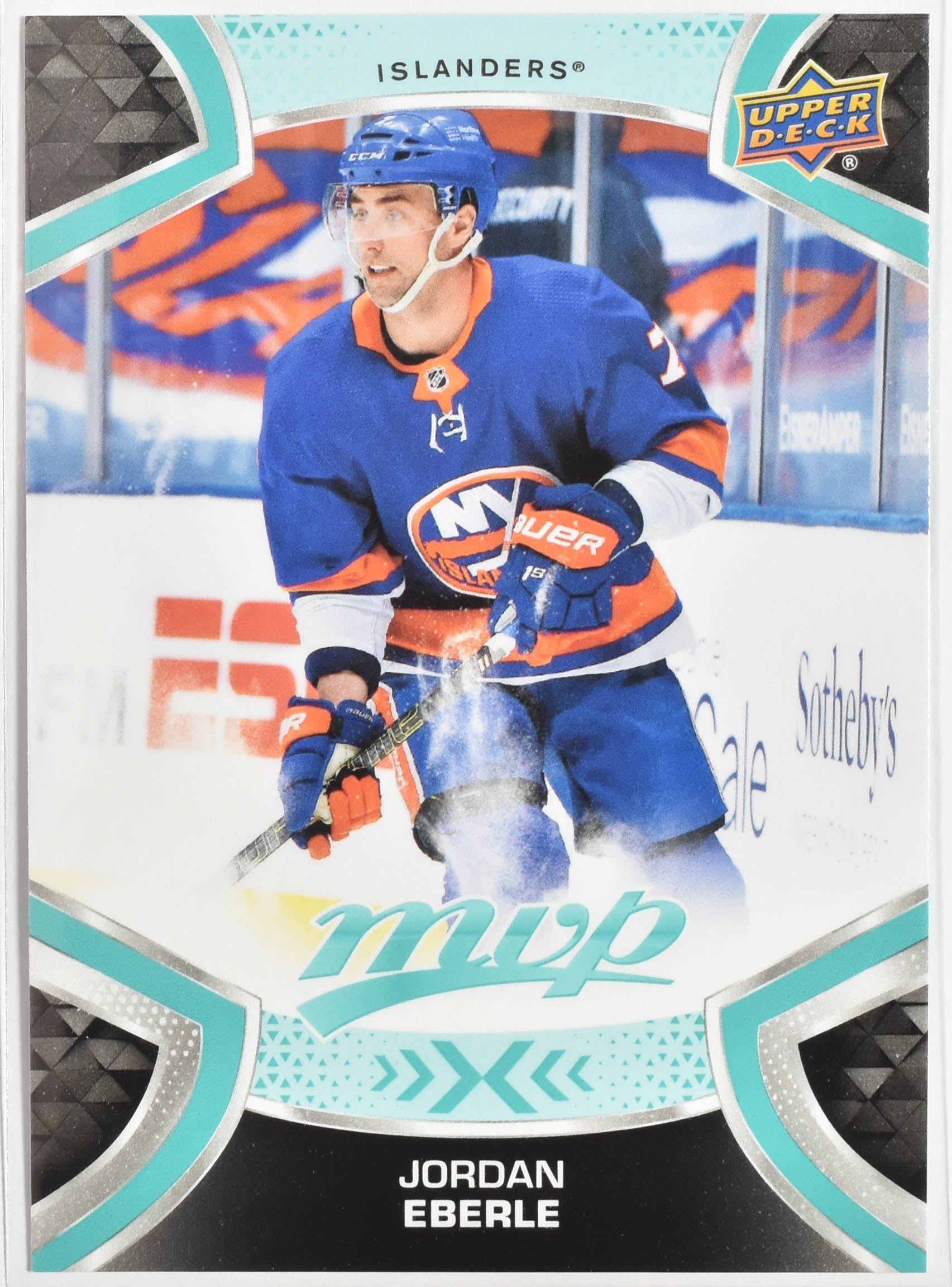 Jordan Eberle 145 New York Islanders NHL MVP Upper Deck 2021 Hockey