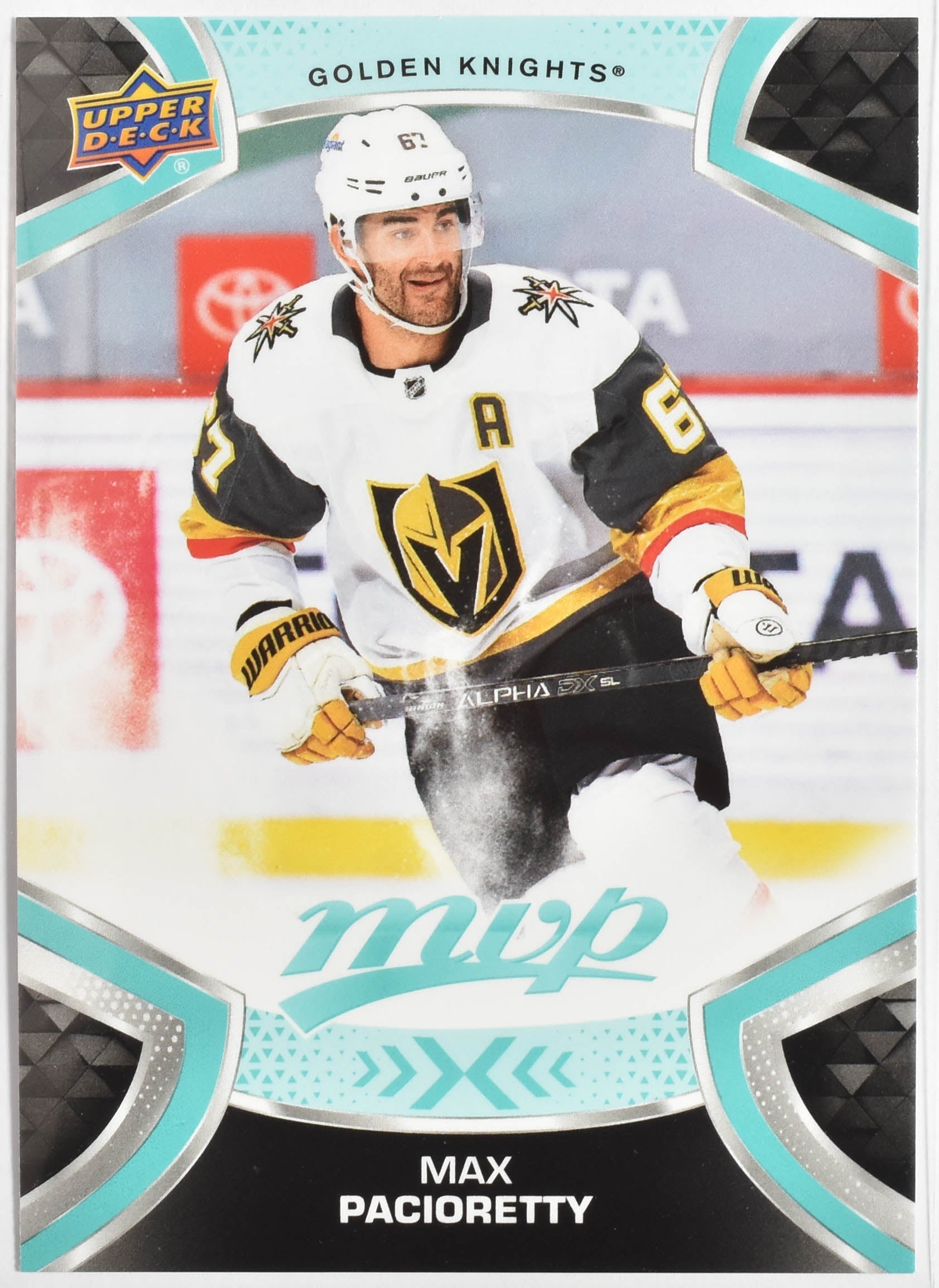 Max Pacioretty 67 Golden Knights MVP Upper Deck 2021 Hockey