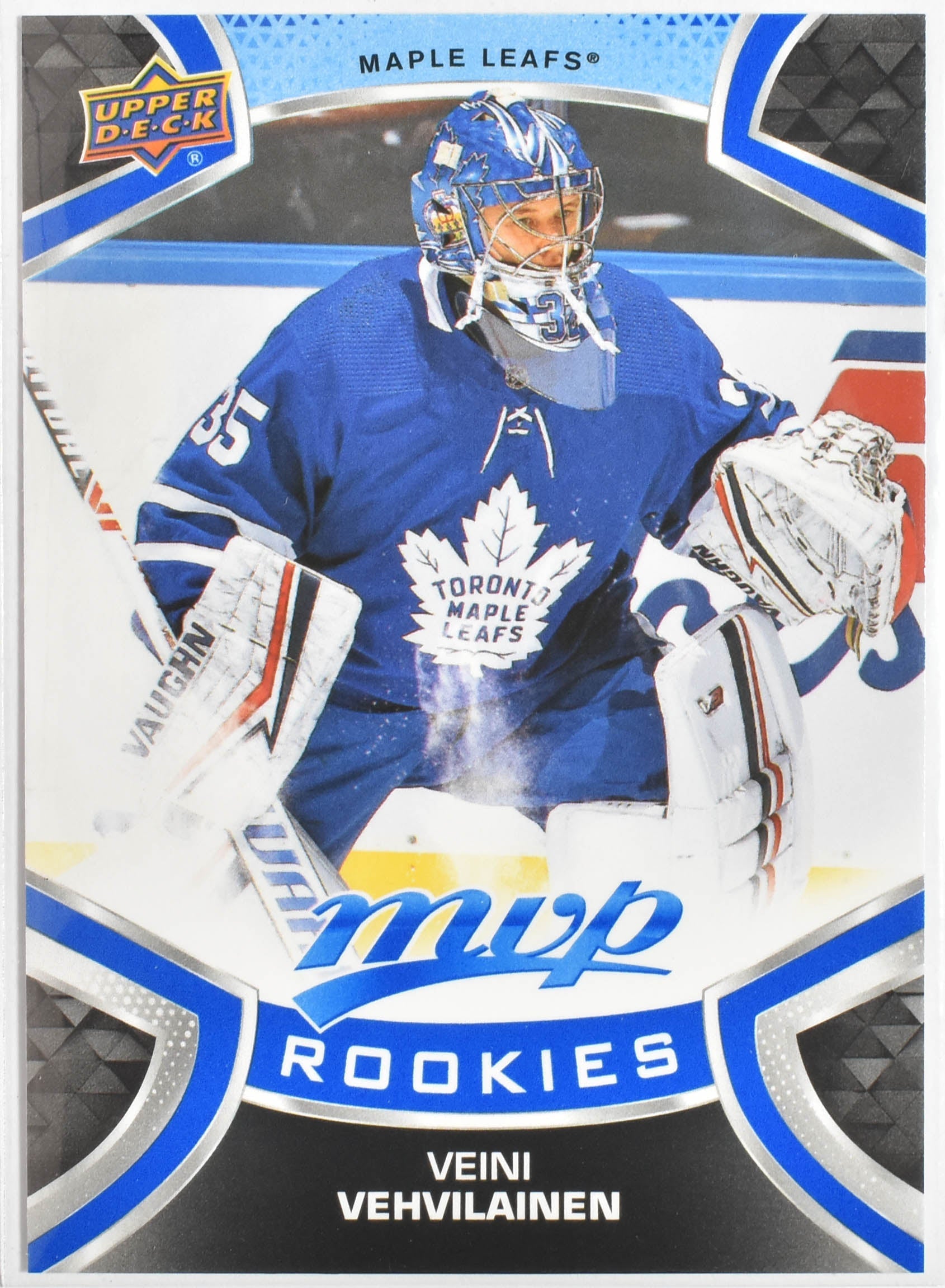 Veini Vehvilainen 229 Rookies Toronto Maple Leafs MVP Upper Deck 2021 Hockey