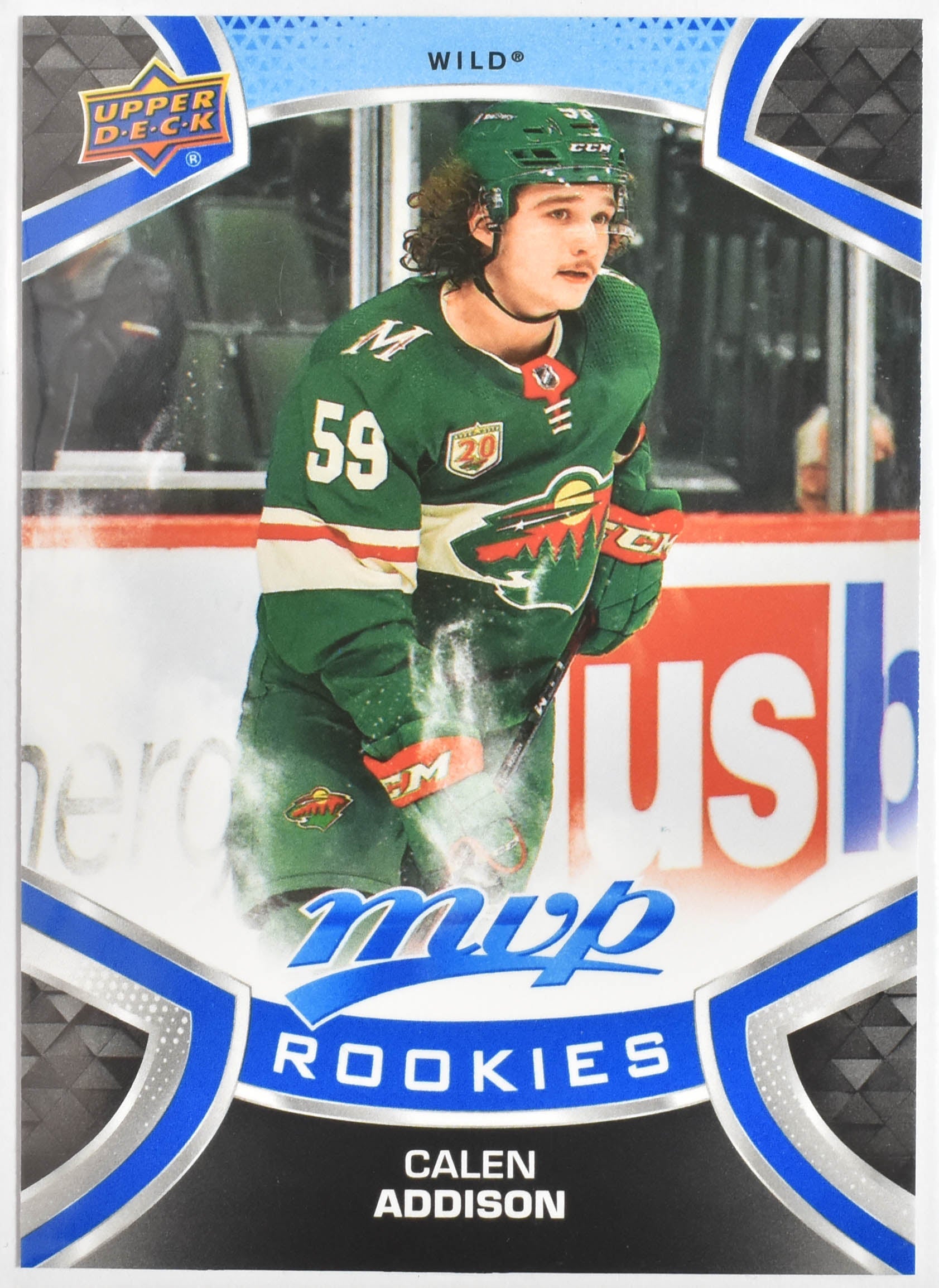 Calen Addison 221 Rookie Wild MVP Upper Deck 2021 Hockey