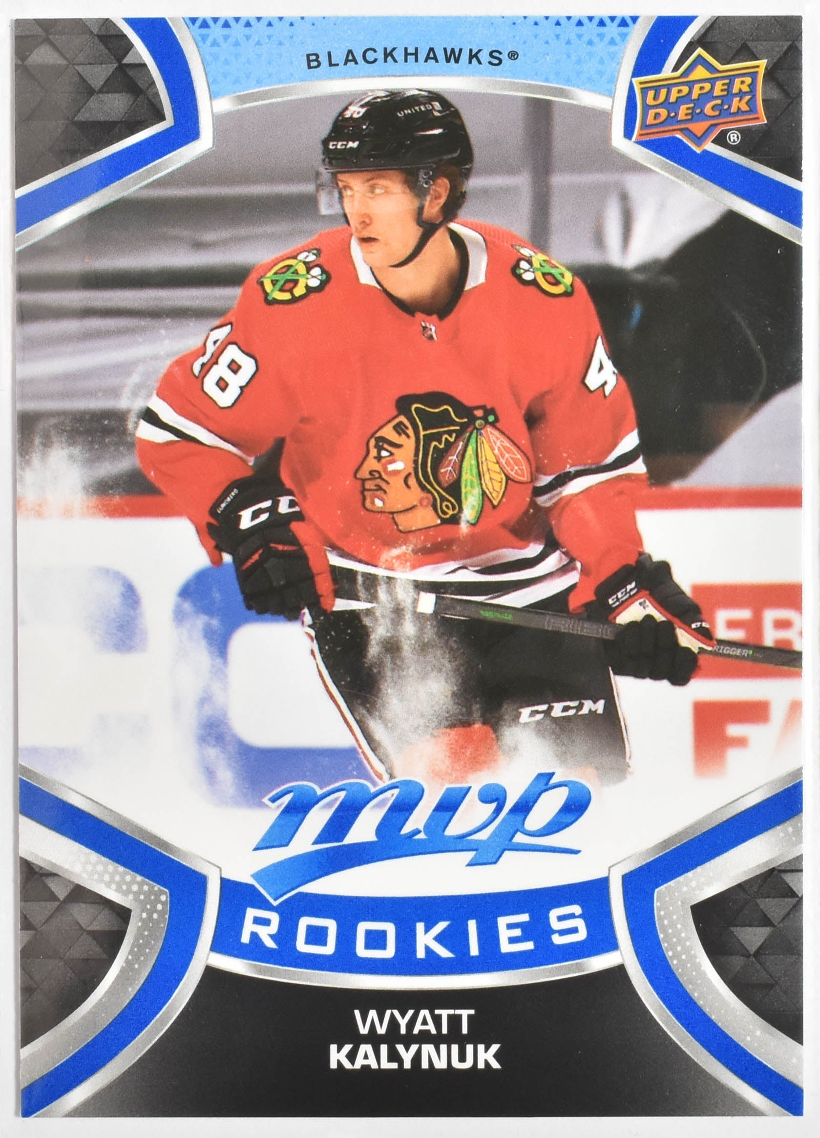 Wyatt Kalynuk 222 Chicago Black Hawks MVP Upper Deck 2021 Hockey