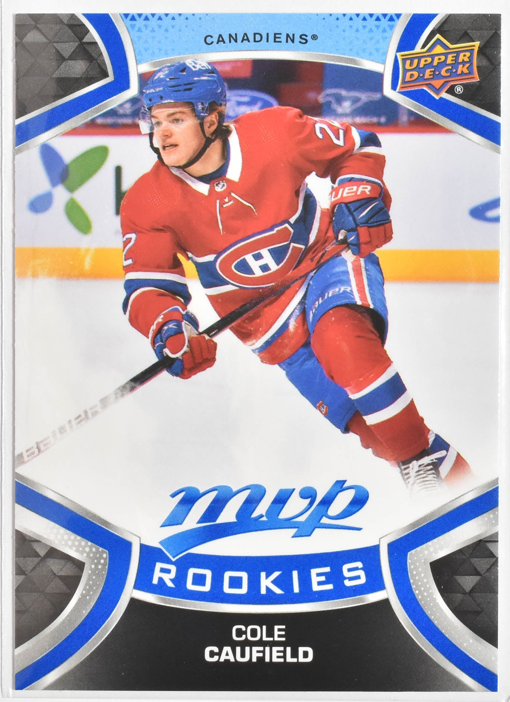Cole Caufield 243 Rookie Canadians MVP Upper Deck 2021 Hockey