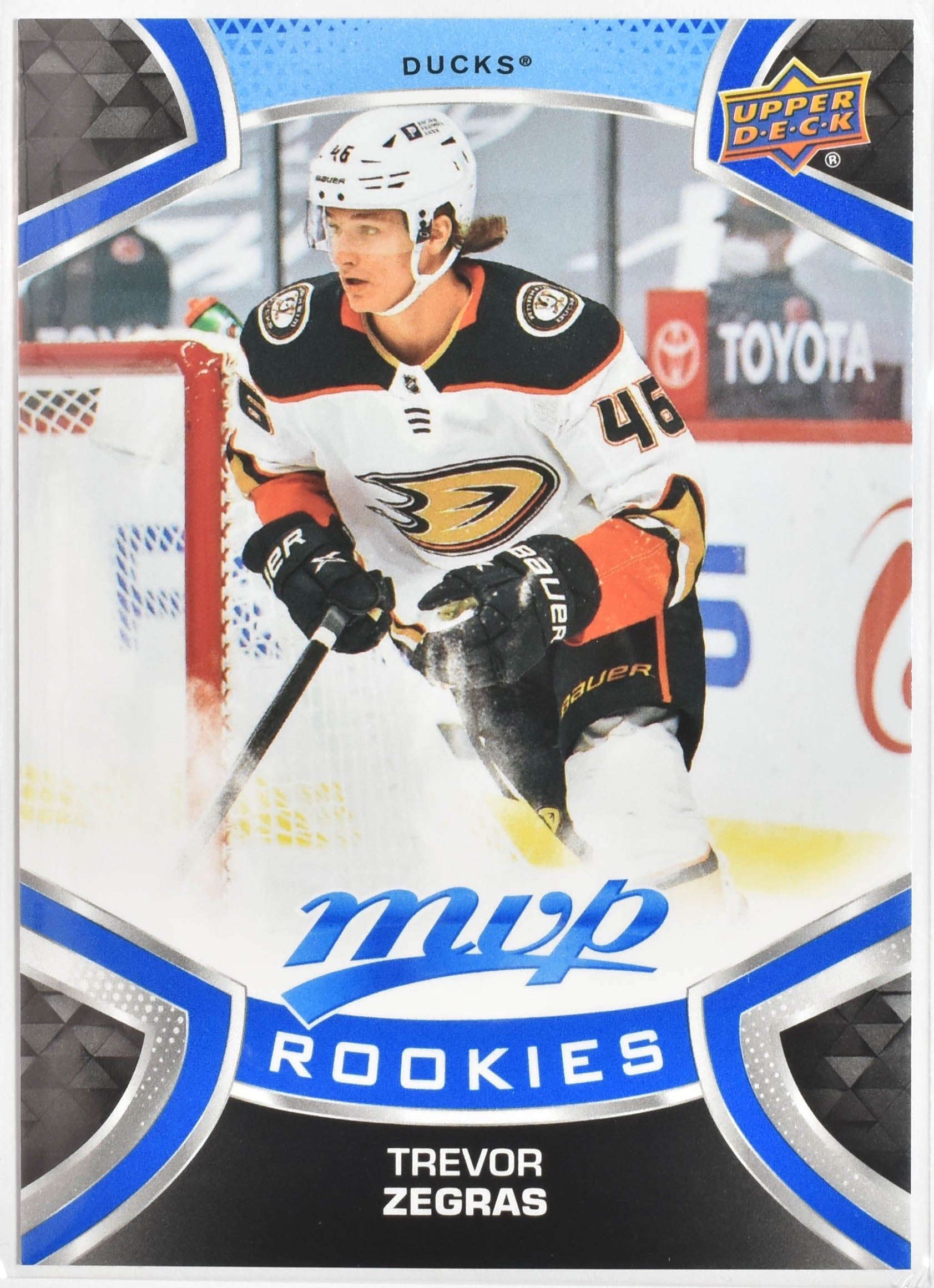 Trevor Zegras 249 Rookie Ducks MVP Upper Deck 2021 Hockey