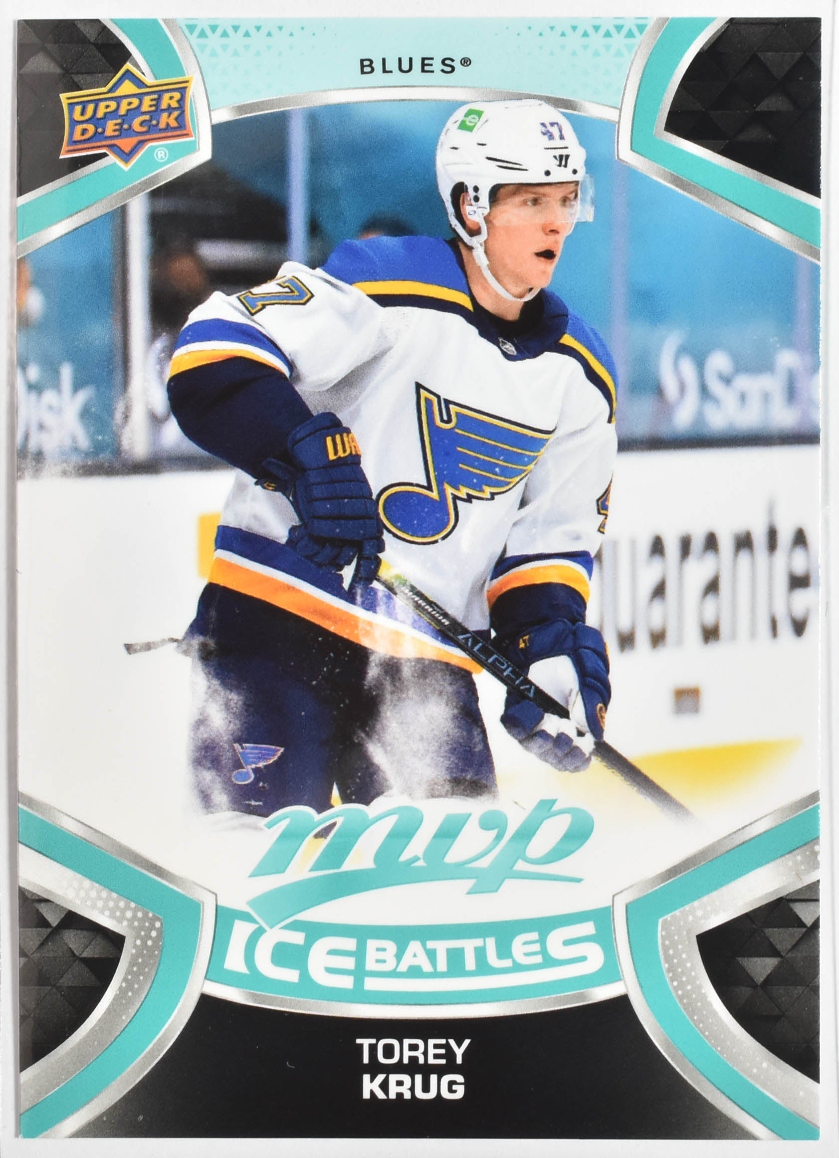 Torey Krug 47 St Louis Blues MVP Upper Deck 2021