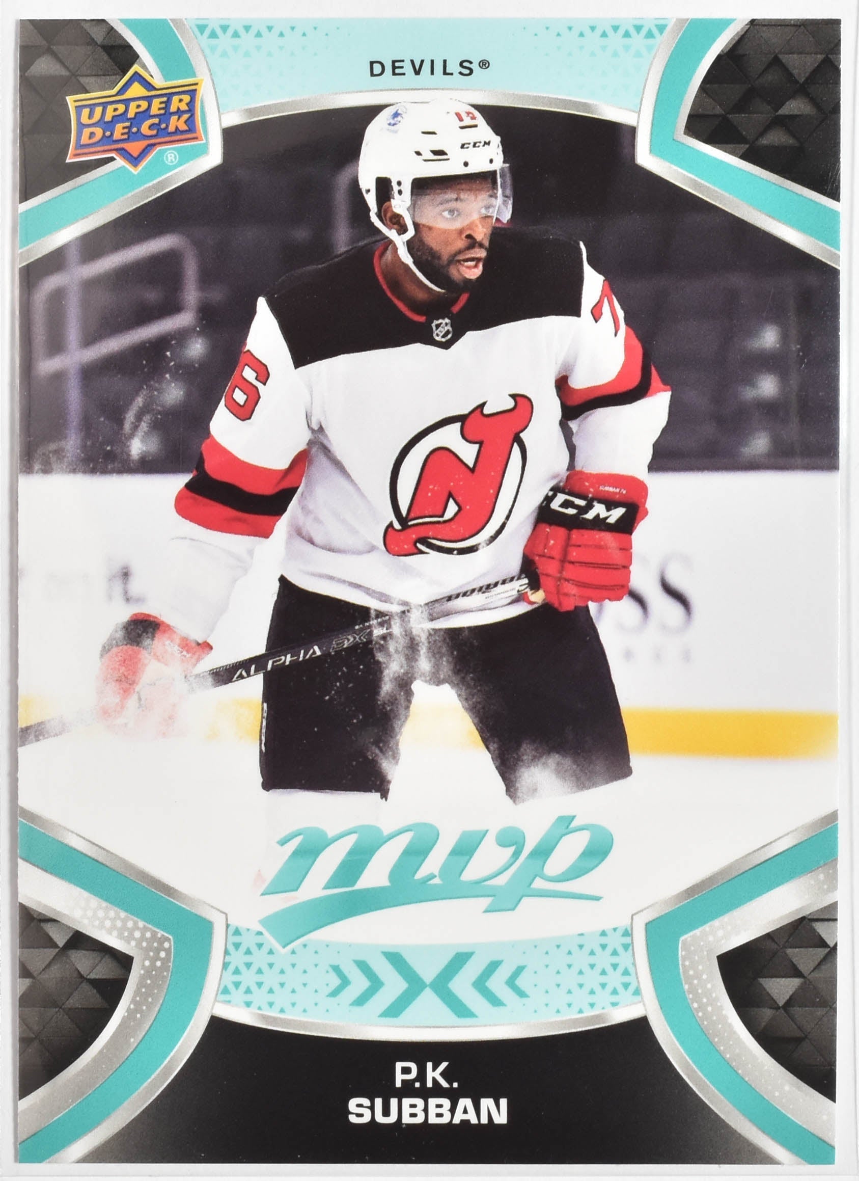 PK Subban 76 New Jersey Devils MVP Upper Deck 2021