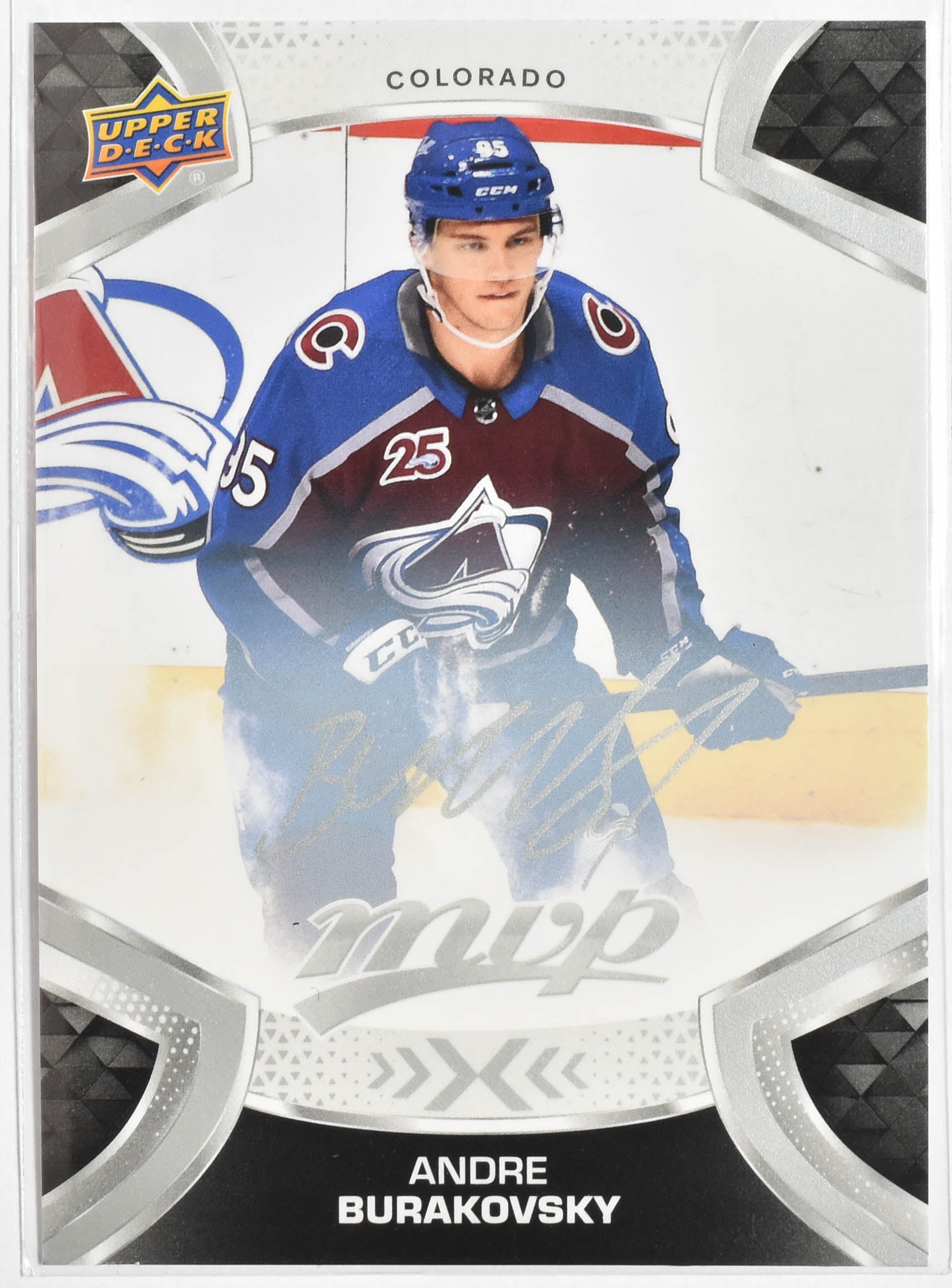 Andre Burakovsky 195 Colorado Avalanche MVP Upper Deck 2021