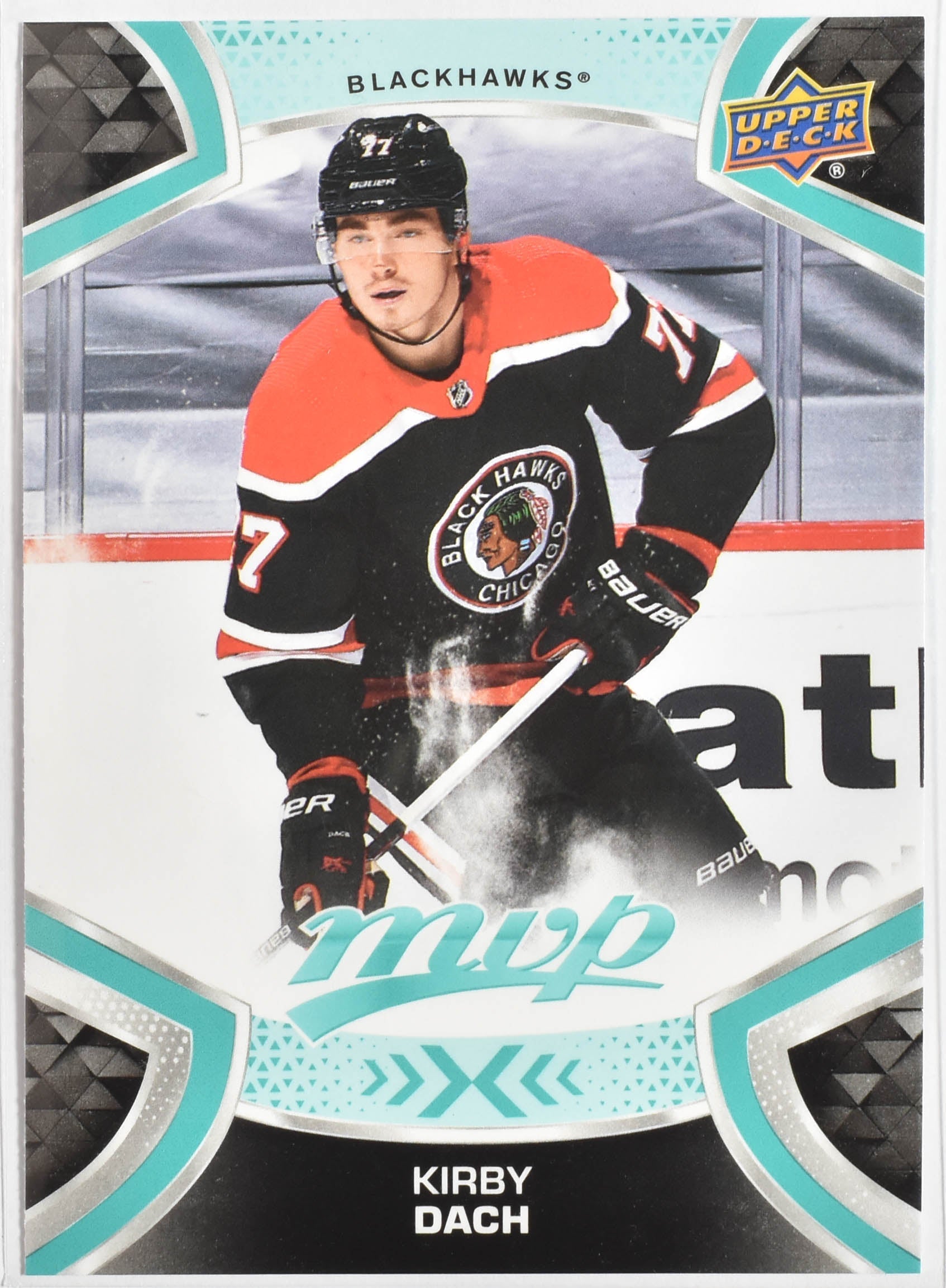 Kirby Dach 177 Chicago Black Hawks MVP Upper Deck 2021
