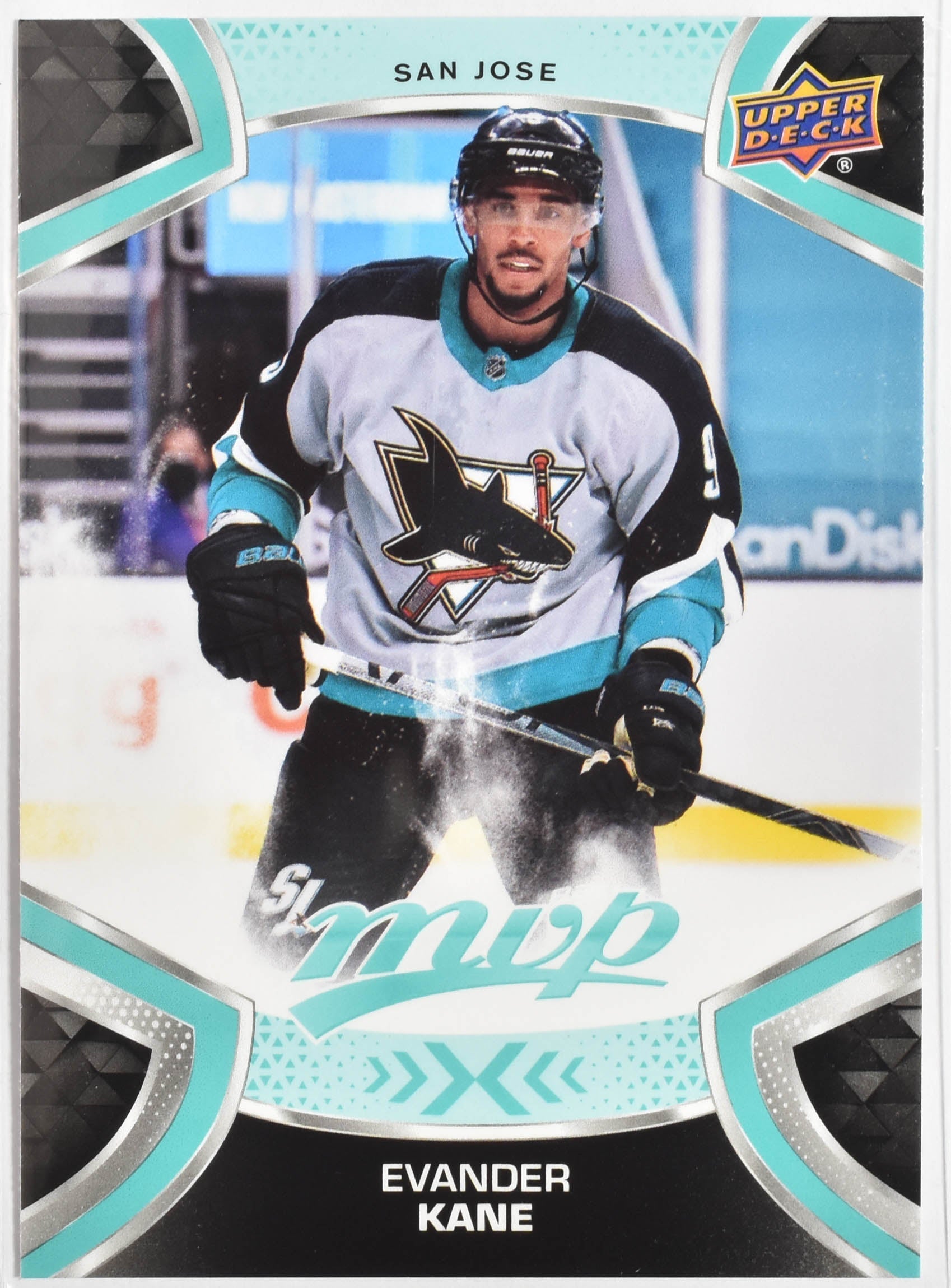 Evander Kane 78 Sharks MVP Upper Deck 2021