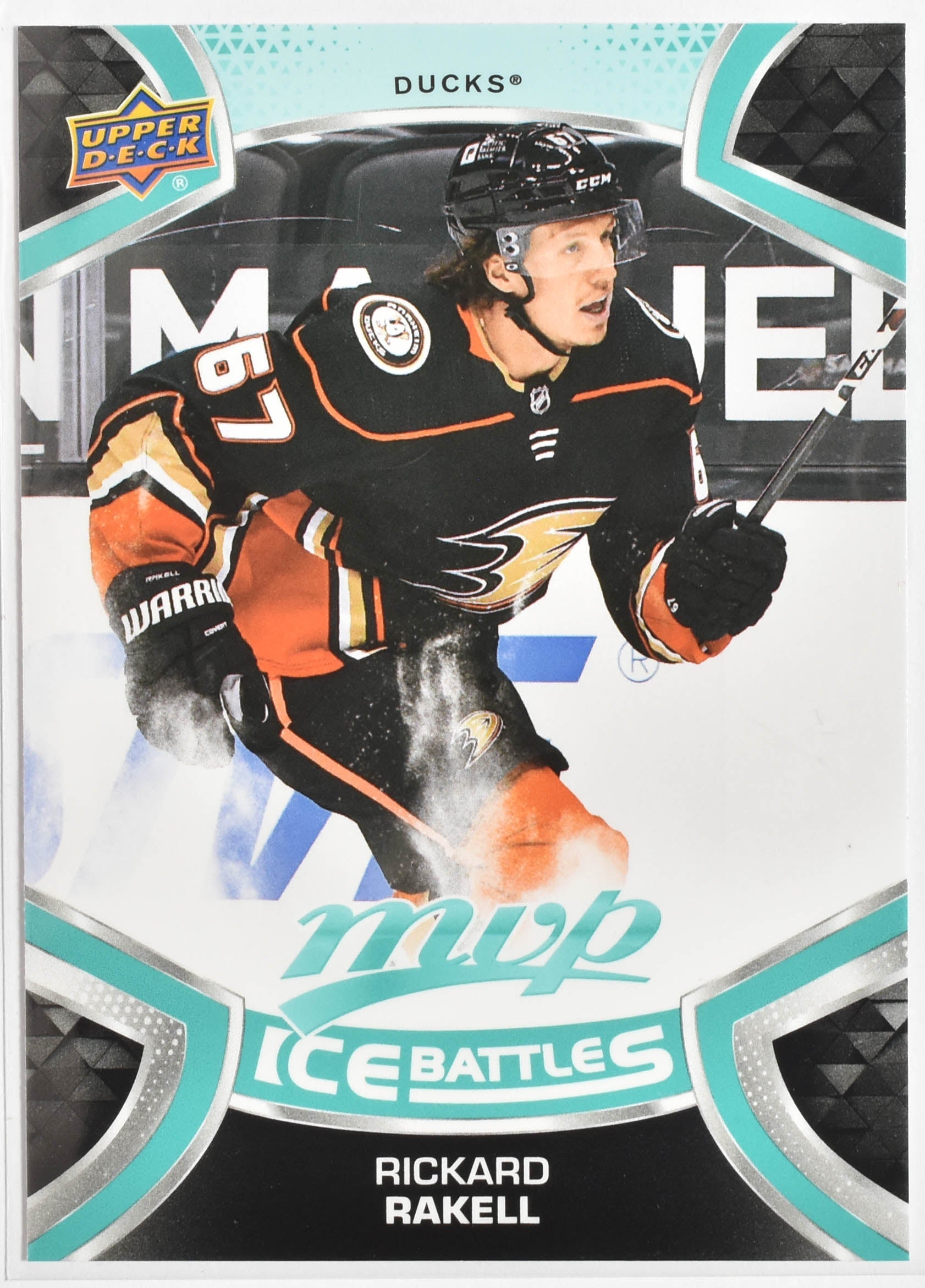 Rickard Rakell 167 Anaheim Ducks MVP Upper Deck 2021