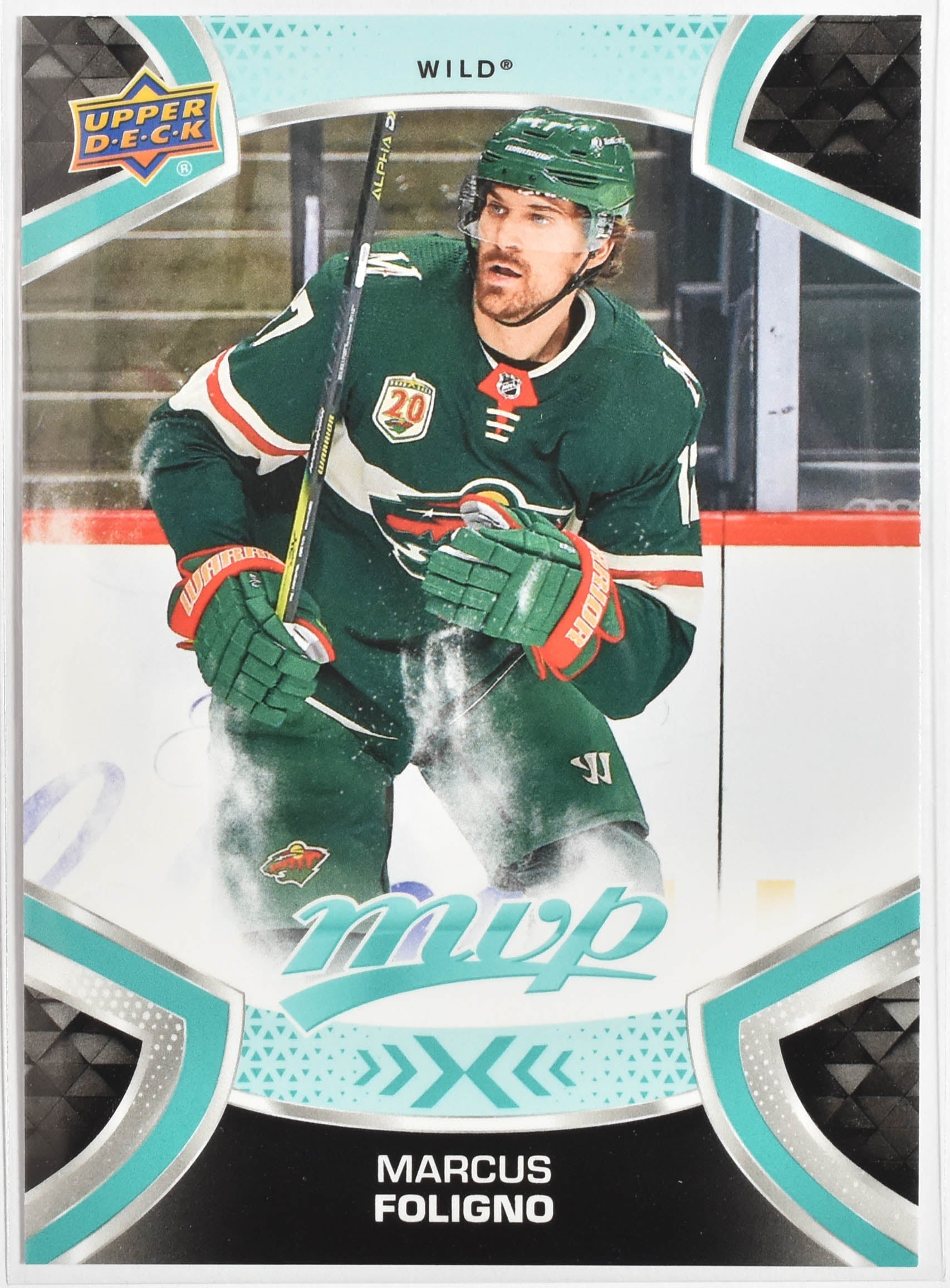 Marcus Foligno 117 Minnesota Wild MVP NHL Hockey Card Upper Deck 2021