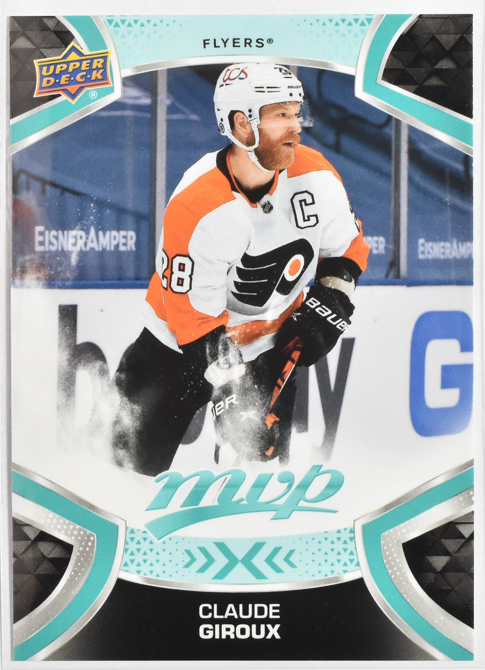 Claude Giroux 128 Flyers MVP NHL Hockey Card Upper Deck 2021