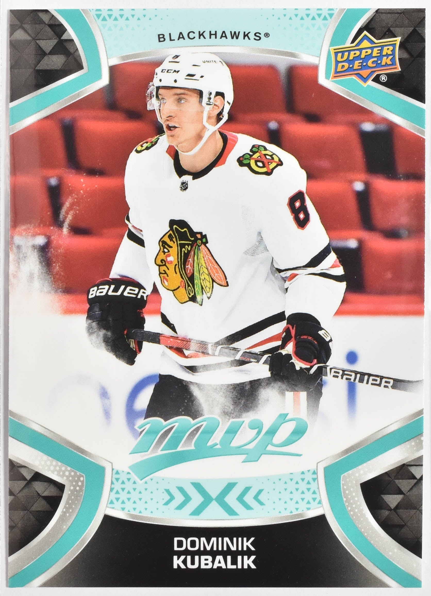 Dominik Kubalik 197 Chicago Black Hawks MVP Upper Deck 2021