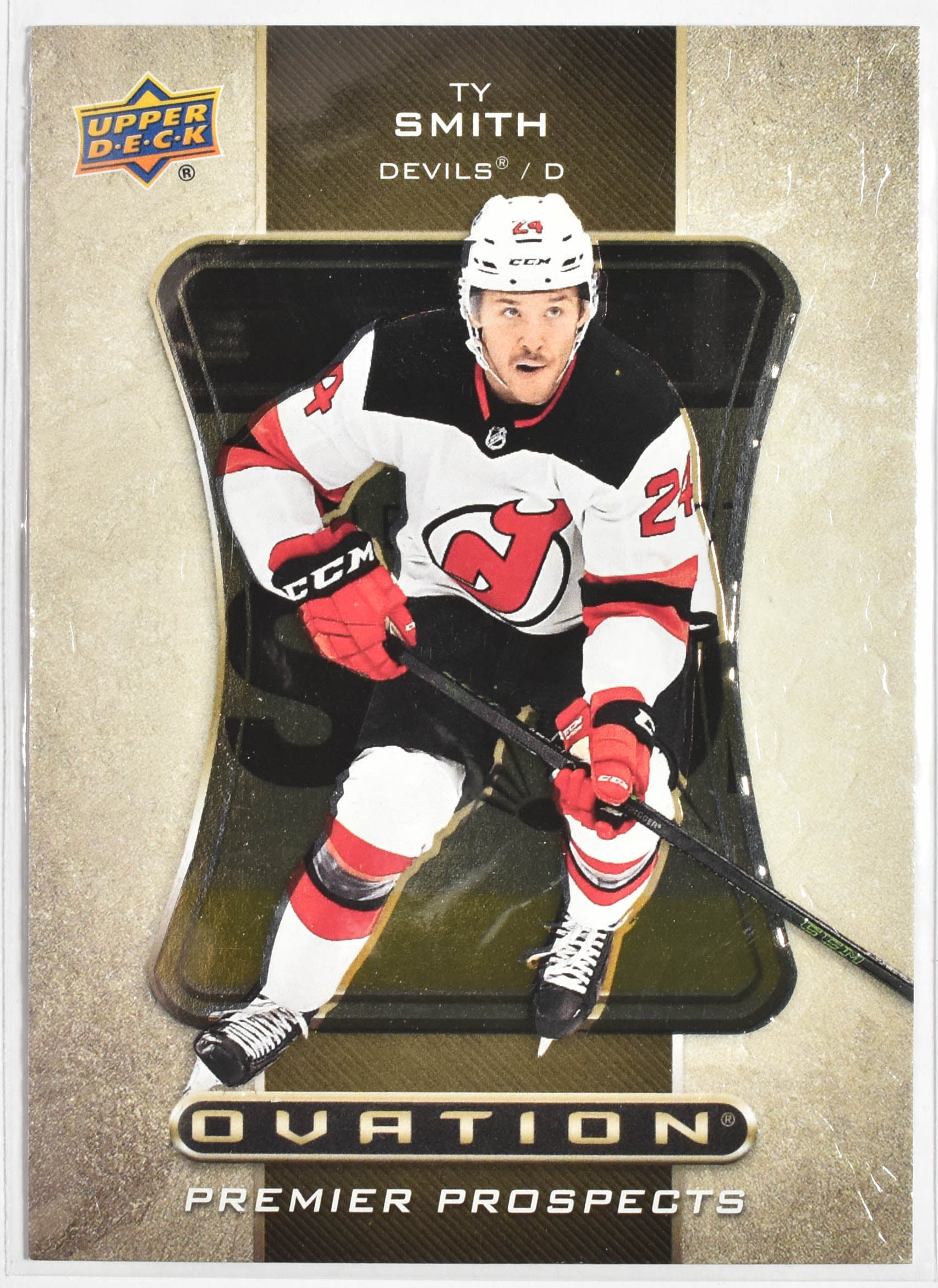 Ty Smith 0-38 New Jersey Devils Upper Deck 2021 Ovation