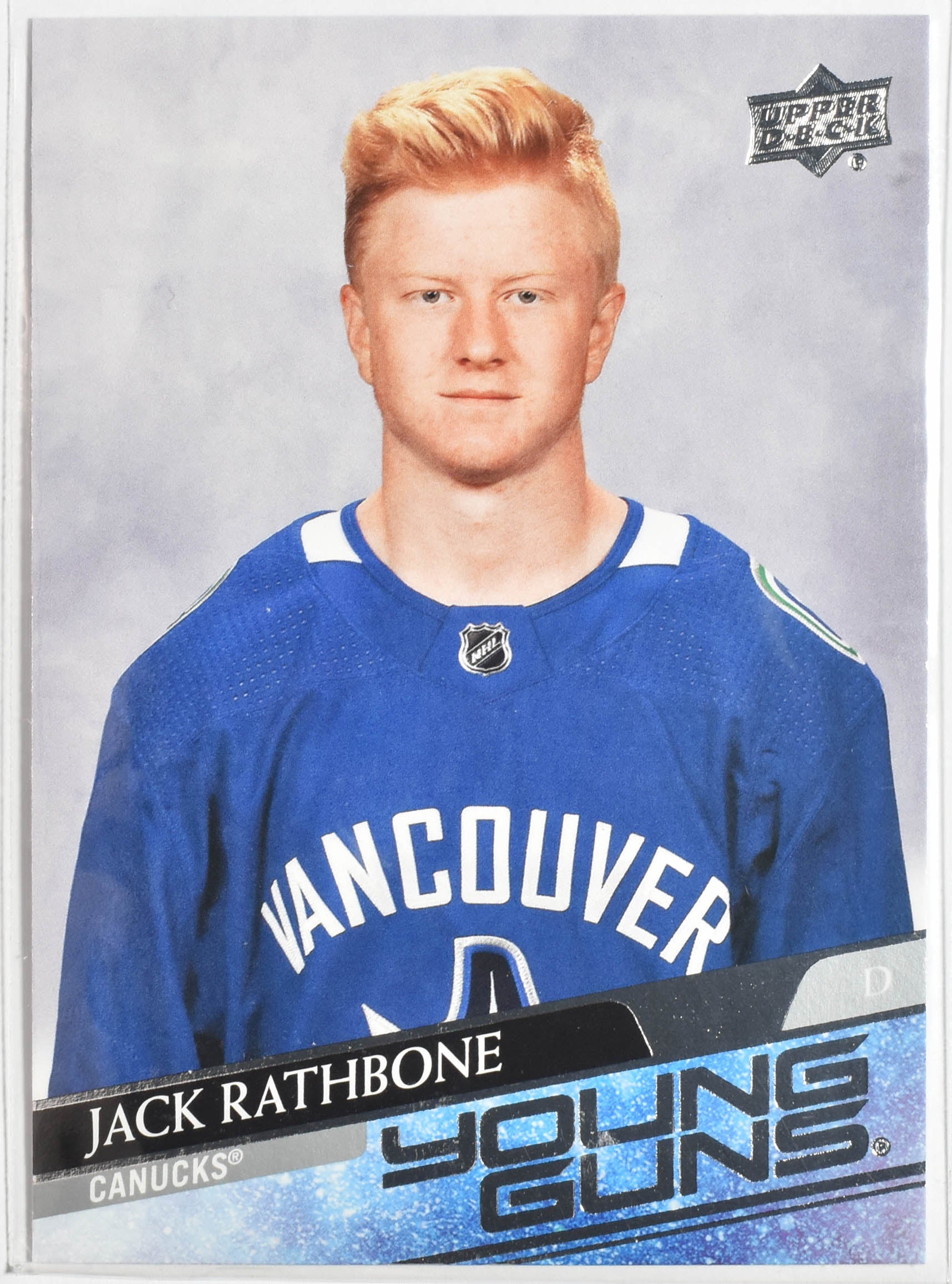 Jack Rathbone 717 Canucks Young Guns Upper Deck 2021