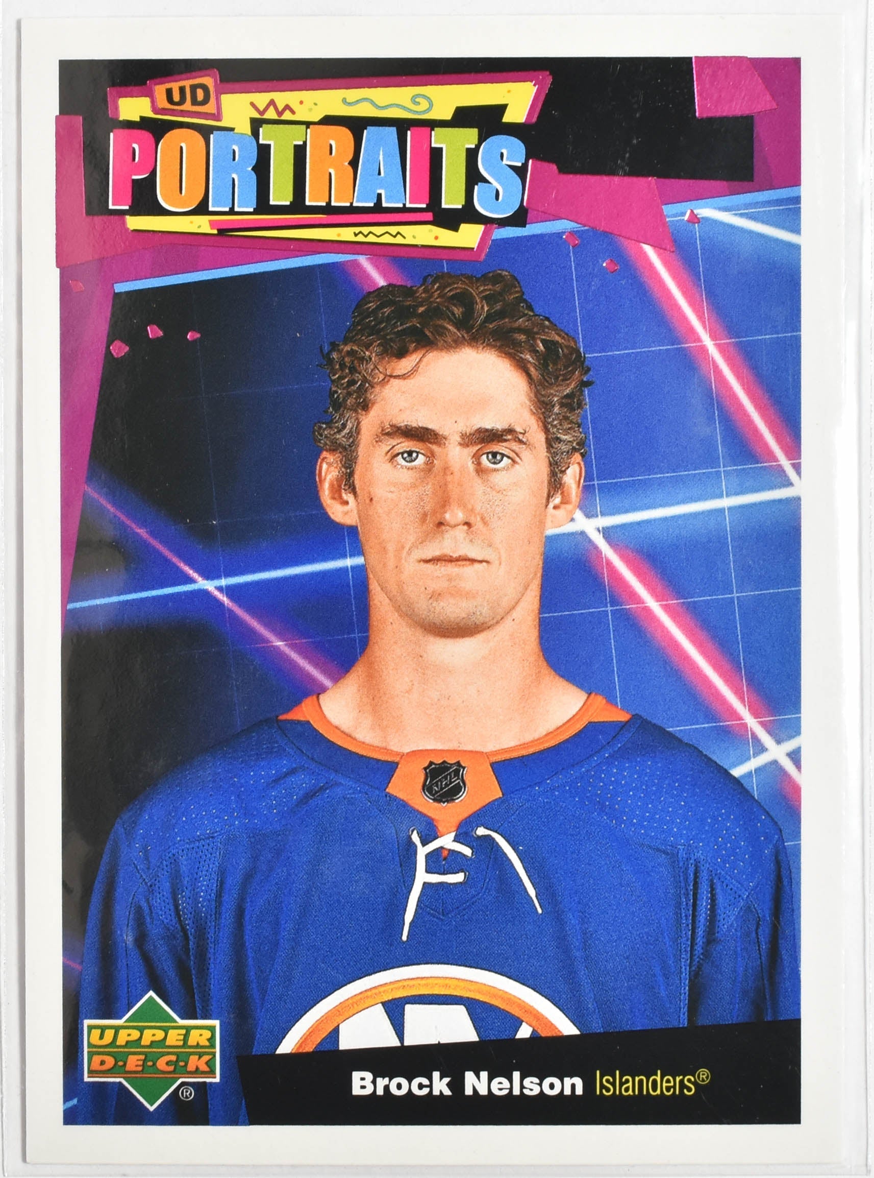 Brock Nelson P-25 Islanders UD Portraits Upper Deck 2020