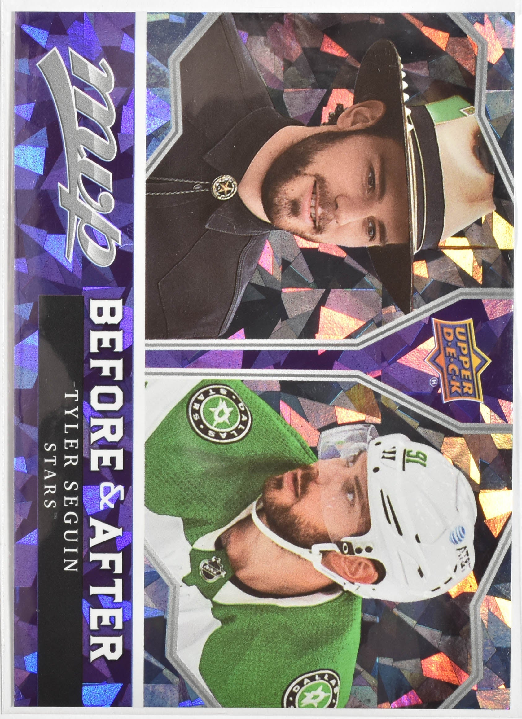 Tyler Seguin Dallas Stars BA-3 Upper Deck MVP Before and After