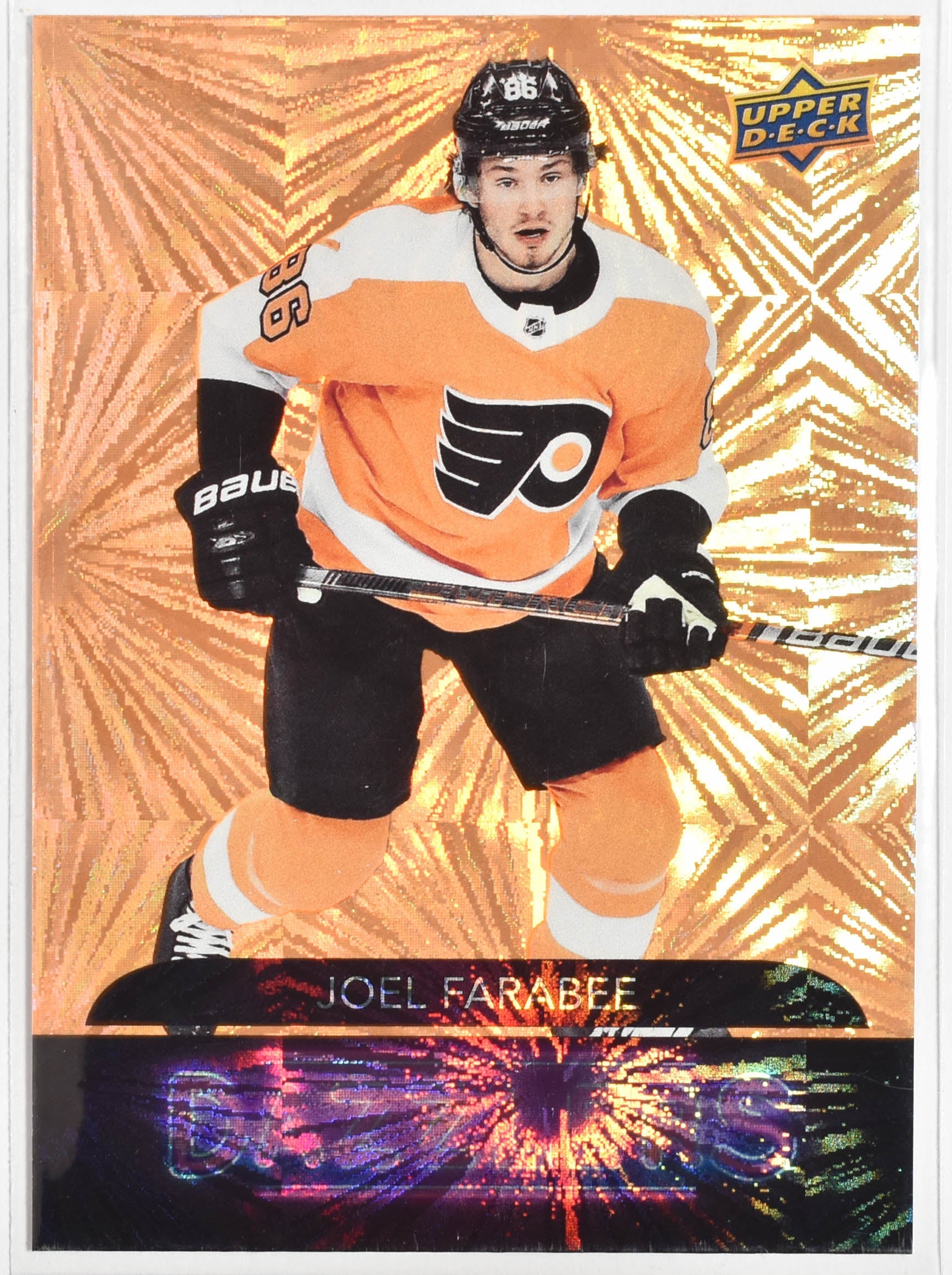 Joel Farabee DZ-132 Dazzlers Upper Deck 2021 Philly