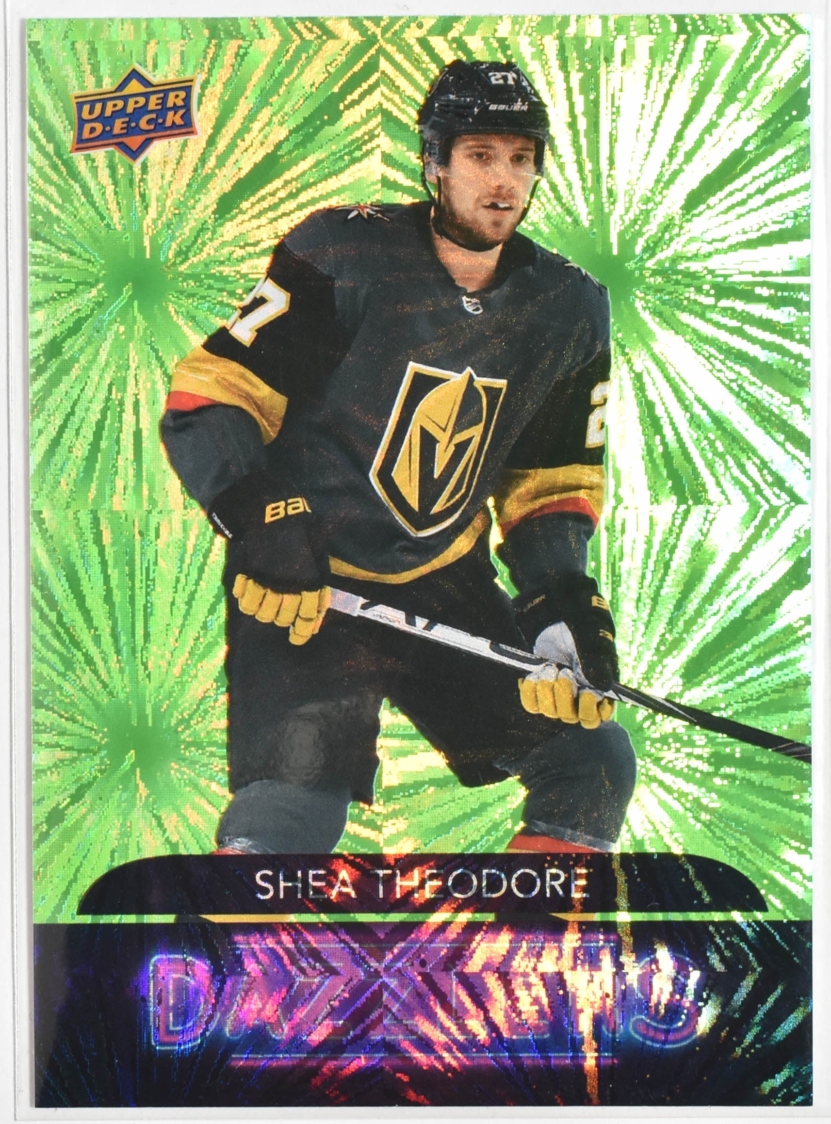 Shea Theodore DZ-98 Dazzlers Upper Deck 2021 NHL Golden Knights