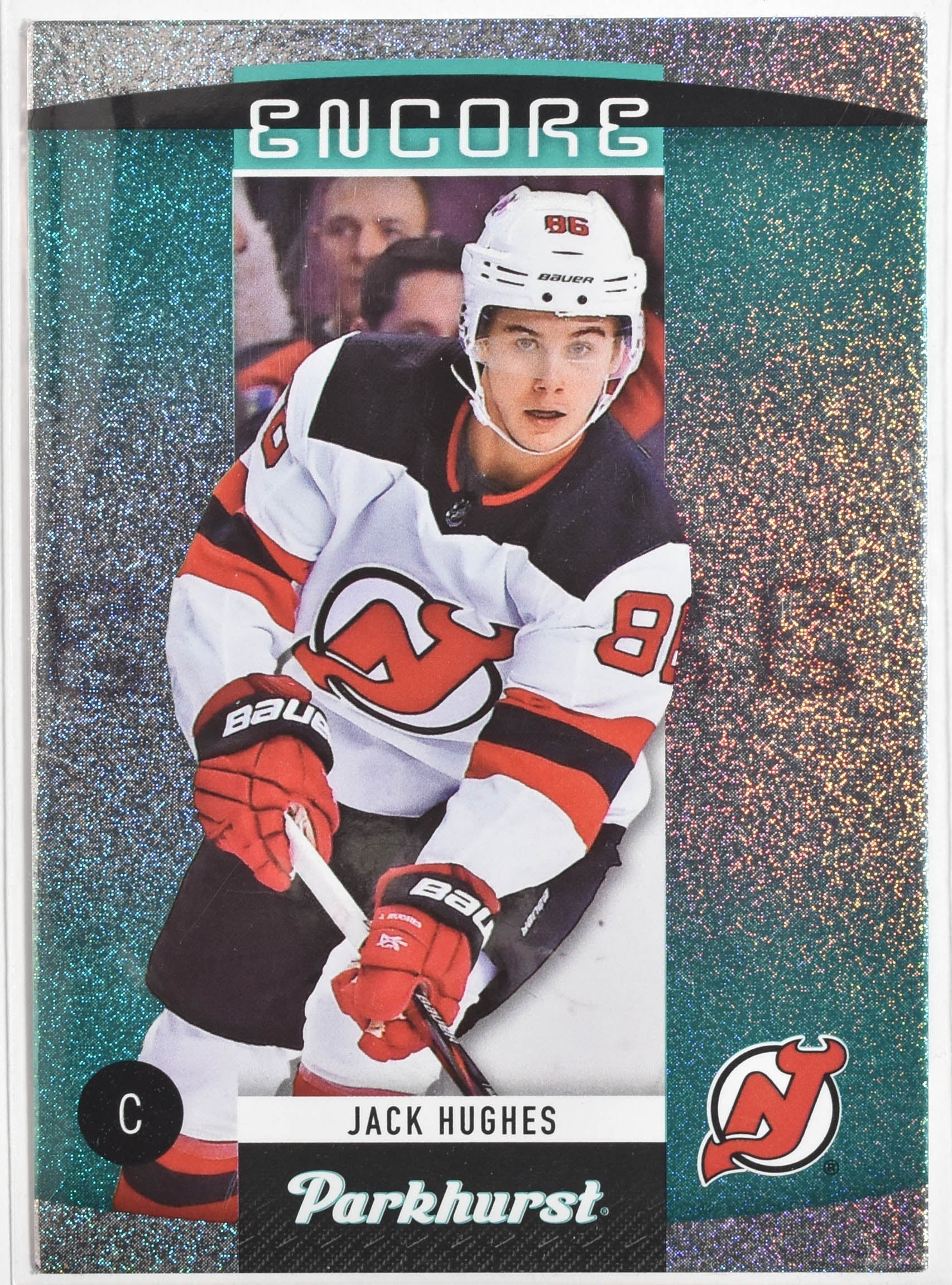 Jack Hughes Encore Pankhurst E-8 New Jersey Devils Upper Deck