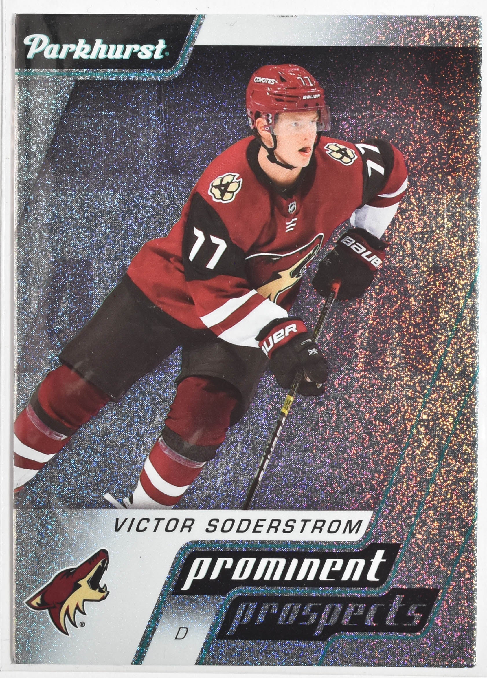 Victor Soderstrom PP23 Parkhurst Arizona Upper Deck Prospects 2021