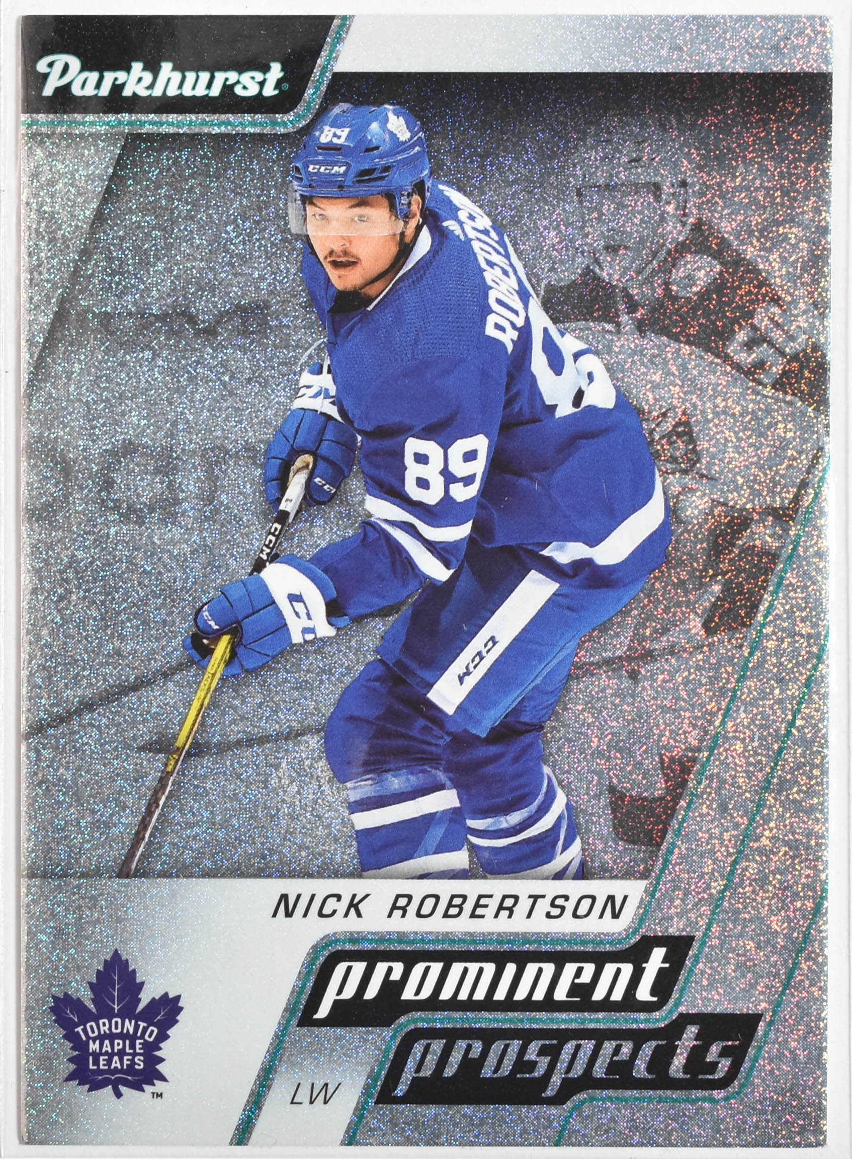 Nick Robertson PP-22 Parkhurst Upper Deck 2021 Toronto Maple Leafs