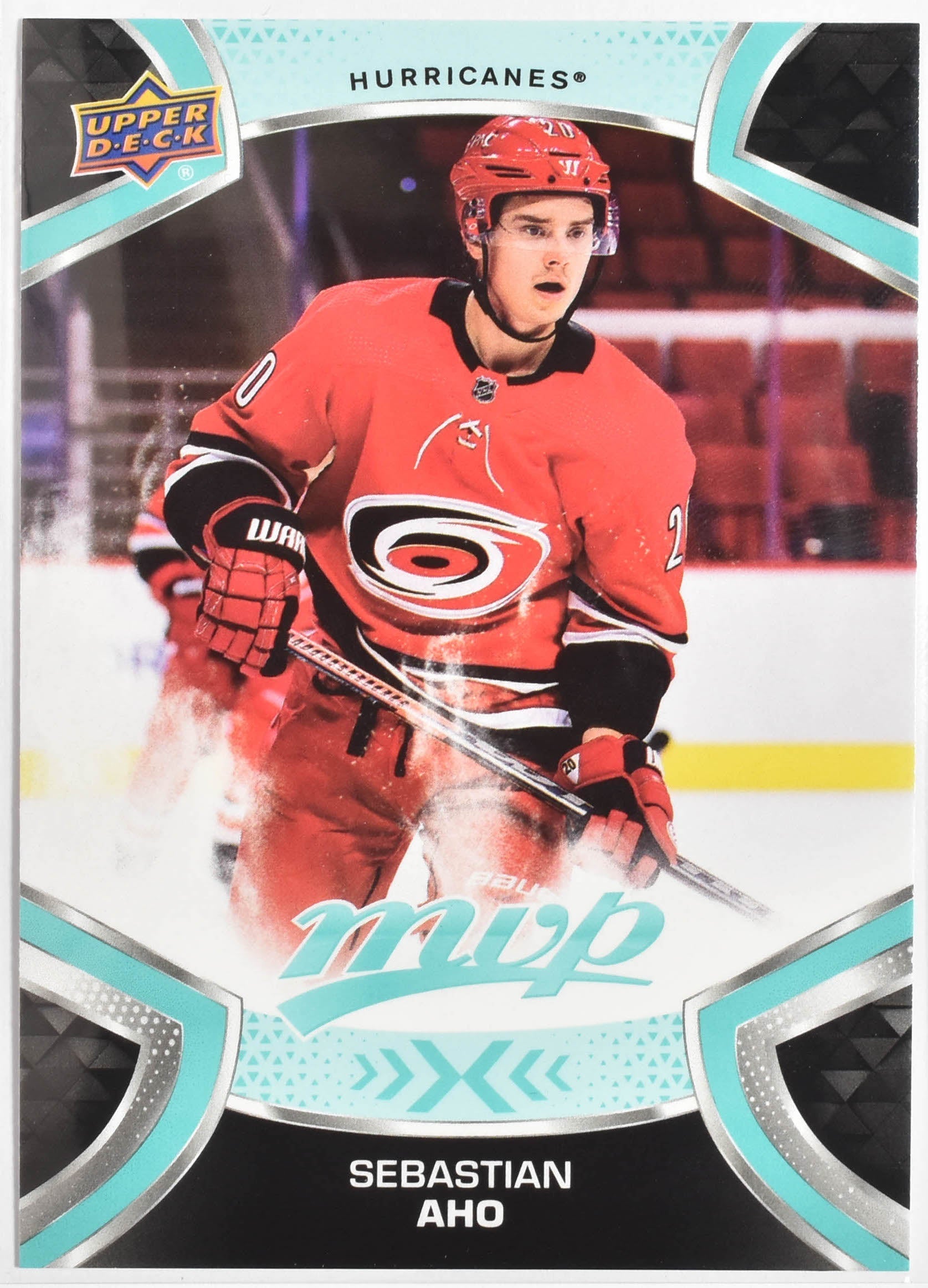 Sebastian Aho 44 Carolina MVP Upper Deck 2021