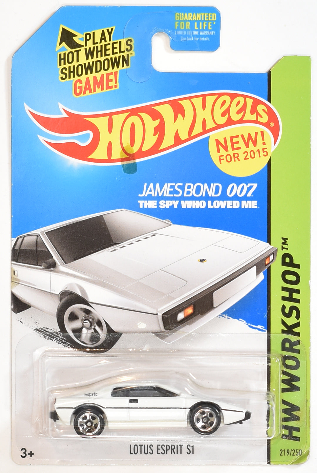 Lotus Esprit S1 219 Hot Wheels car Mattel Die Cast Car US Toy Car