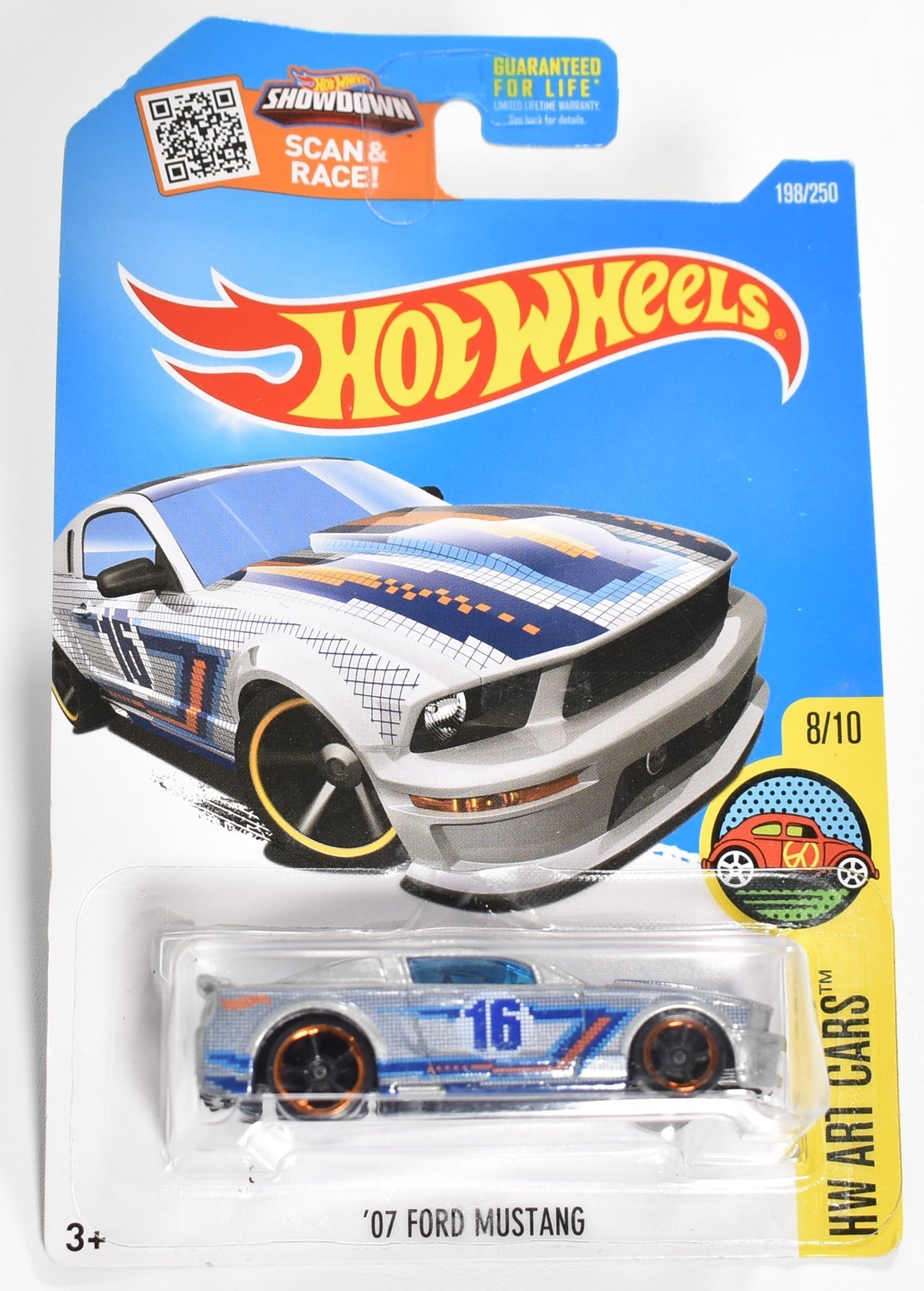 Hot Wheels Ford Mustang 2007 HW Art Cars 8-10 198/250 Hot Wheels die cast cars