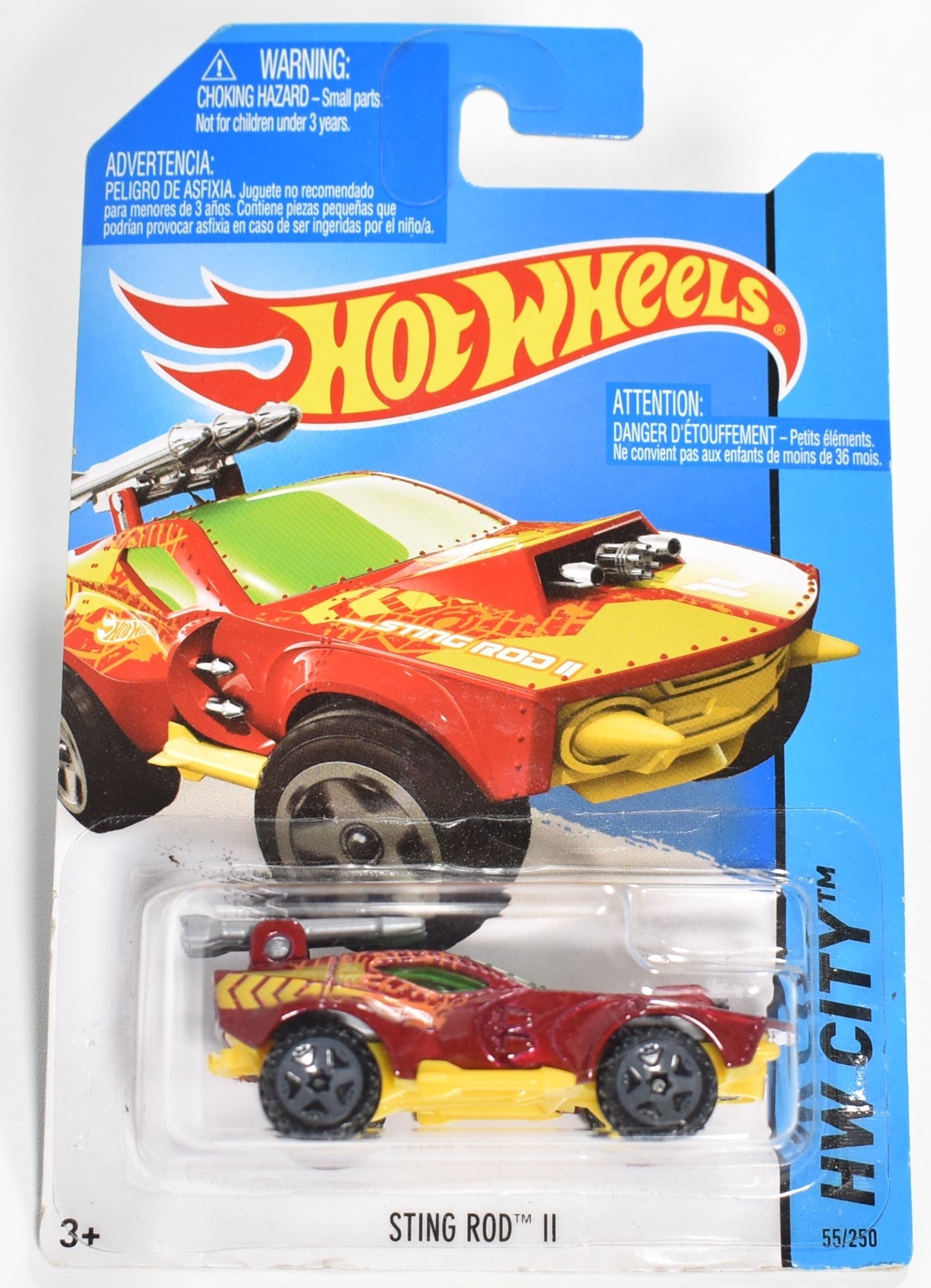 Sting Rod 2 Hw City 55-250 Hot Wheels cars Asst. C4982 Mattel