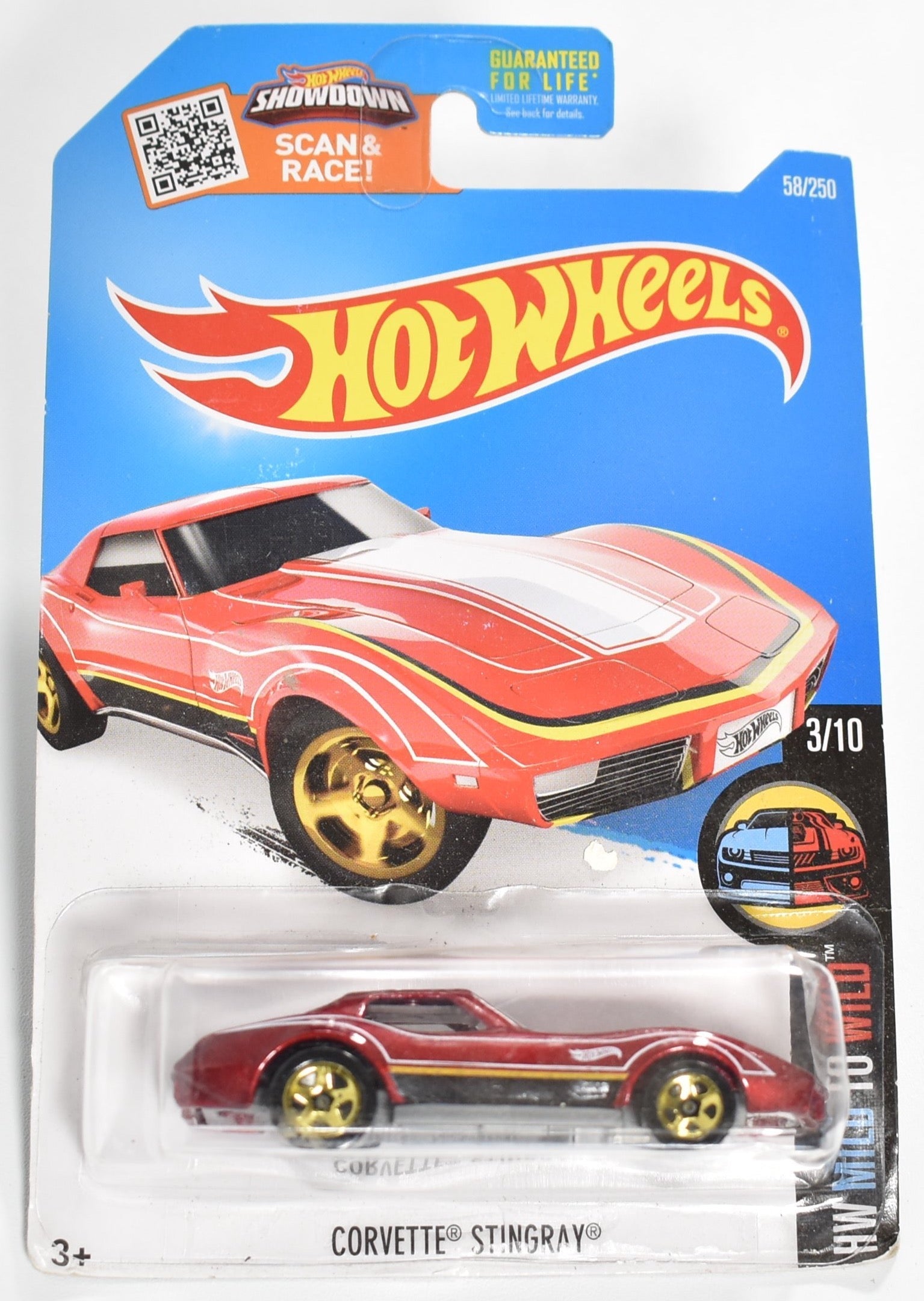Hot Wheels Corvette Stingray 3-10 Hw Mild to Wild Hot Wheels car