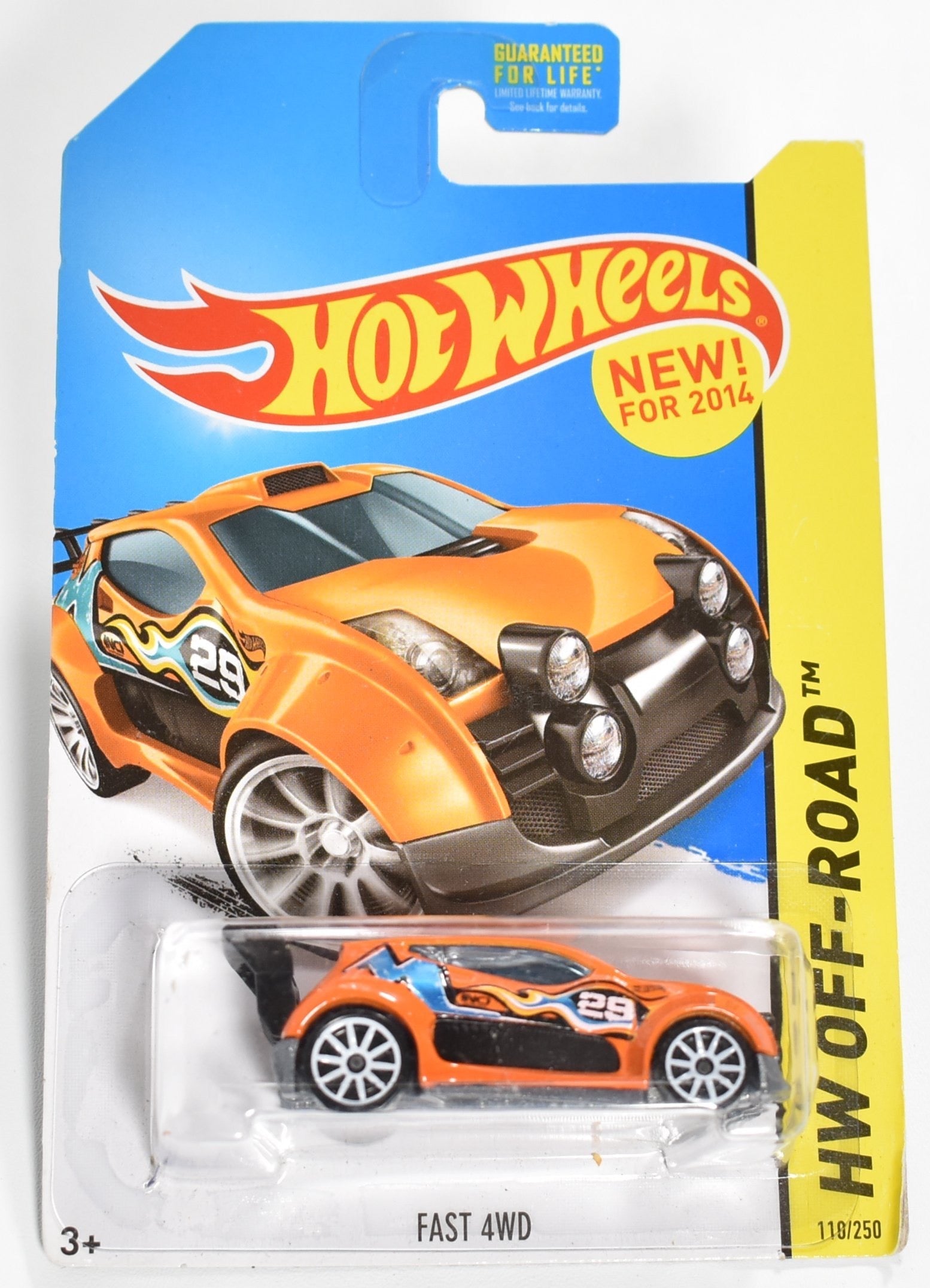 Hot Wheels Fast 4WD 110-250 HW Off Road Hot Wheels die cast car
