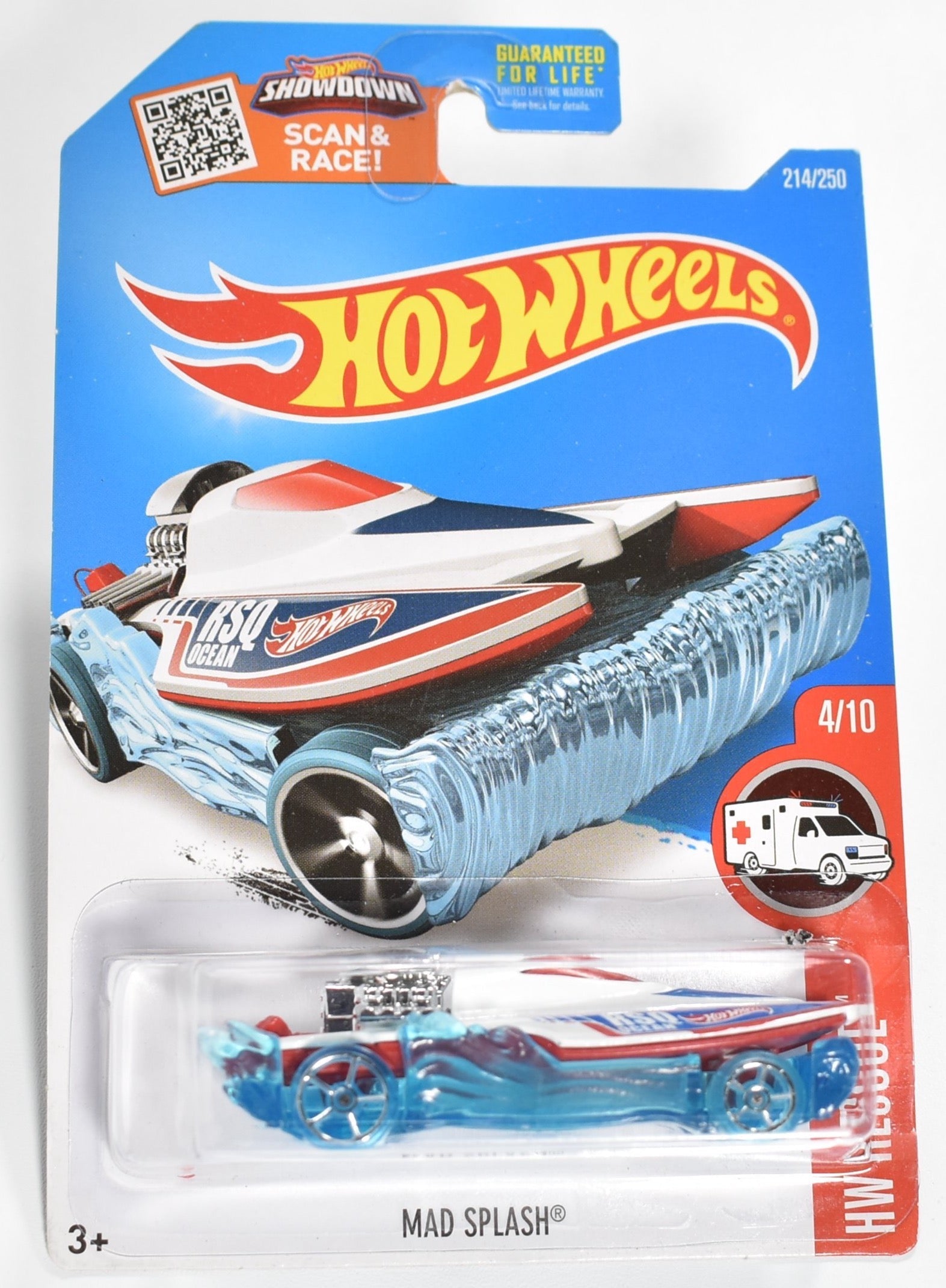 Mad Splash HW Rescue 4-10 Hot Wheels car
