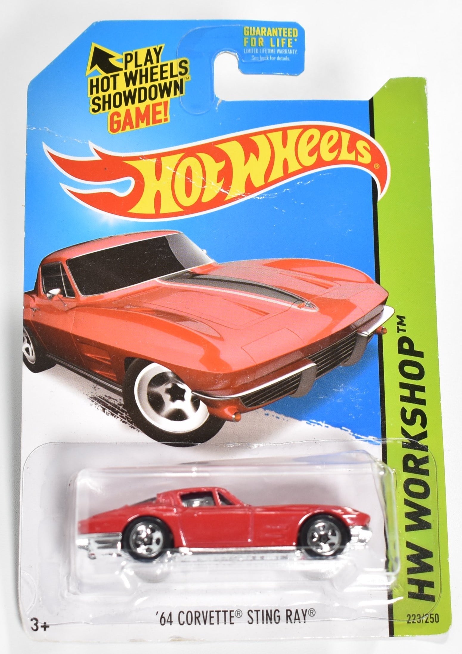 64 Corvette Sting Ray 223-250 Hot Wheels die cast car