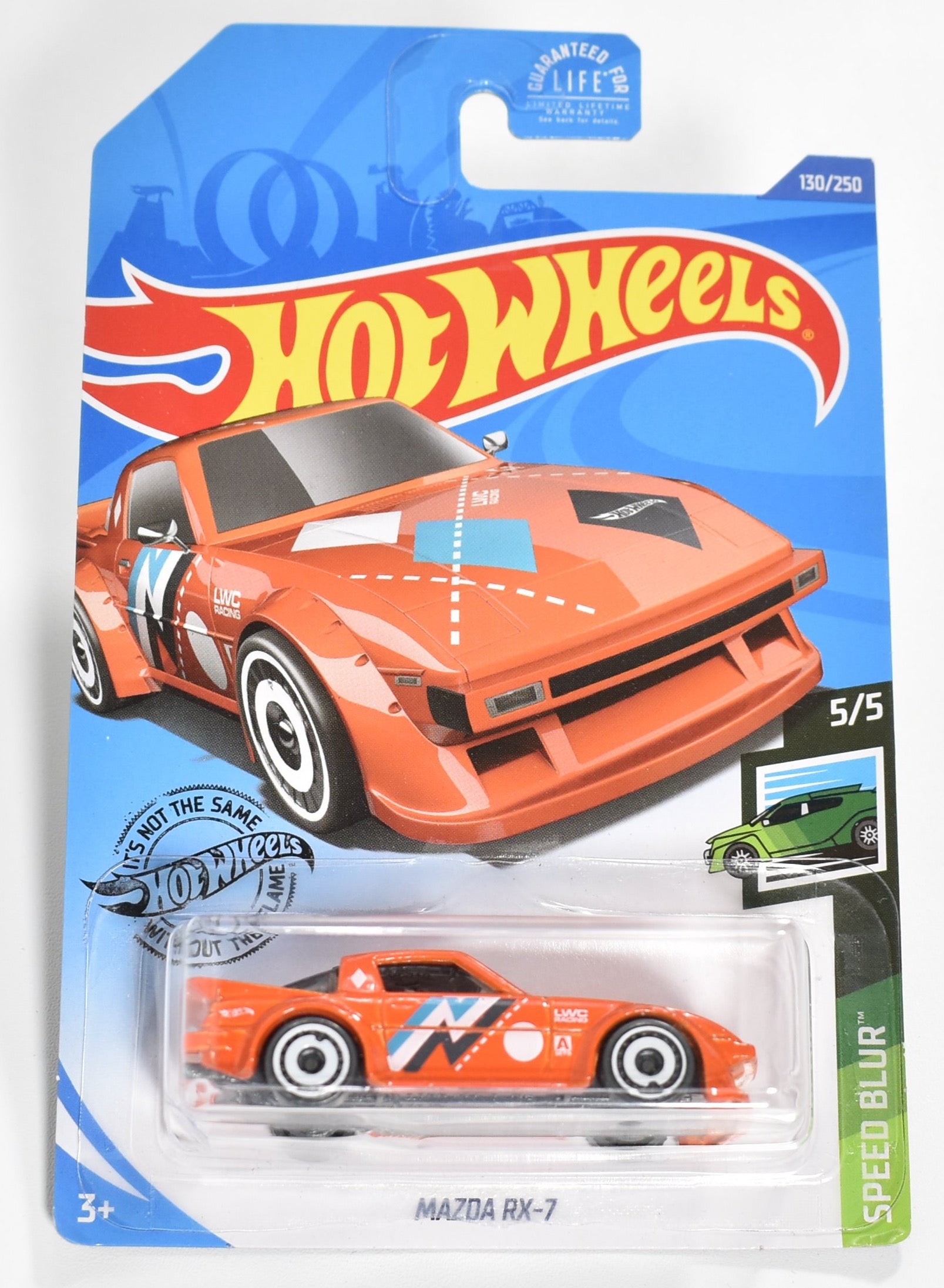 Mazda RX-7 Speed Blur 5-5 Hot Wheels car