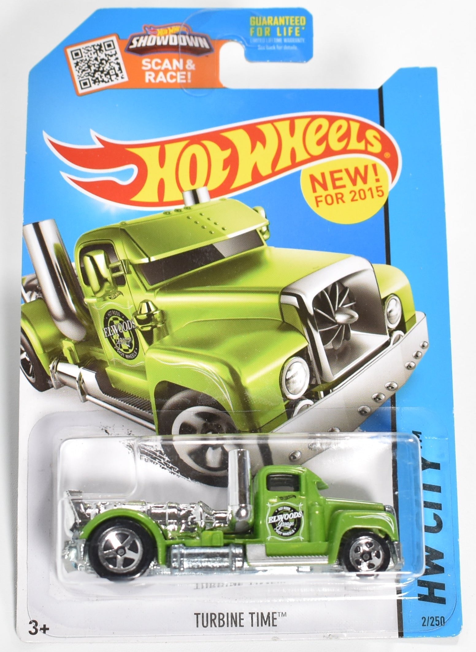 Turbine Time 2-250 HW City Hot Wheels die cast car