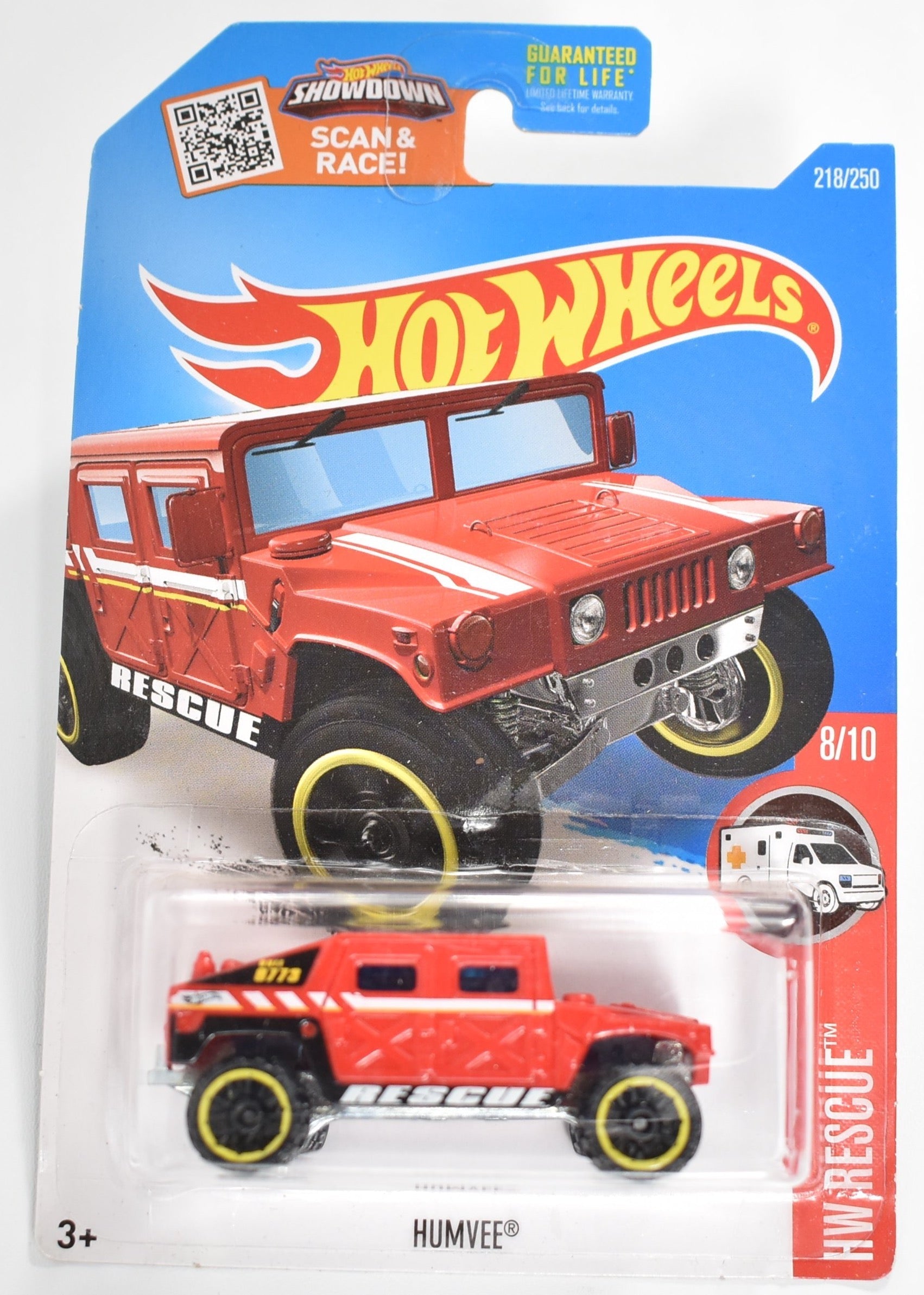 Humvee Hw Rescue 8-10 Hot Wheels car