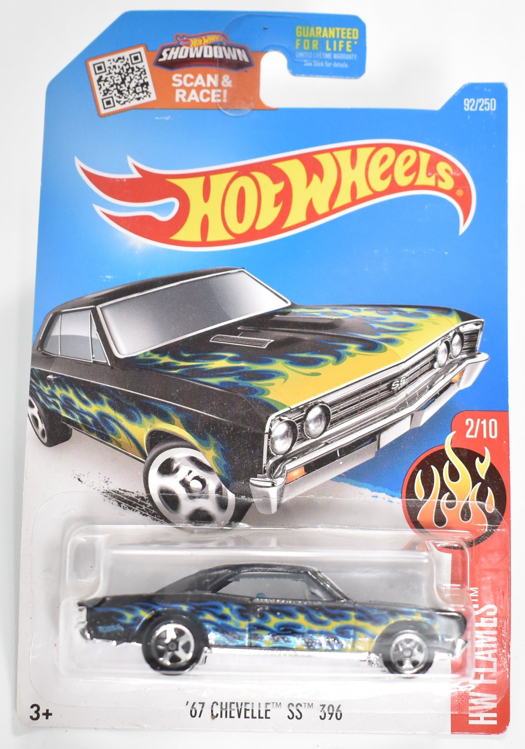 Hot Wheels 67 Chevelle SS 396 2-10 Hot Wheels die cast car