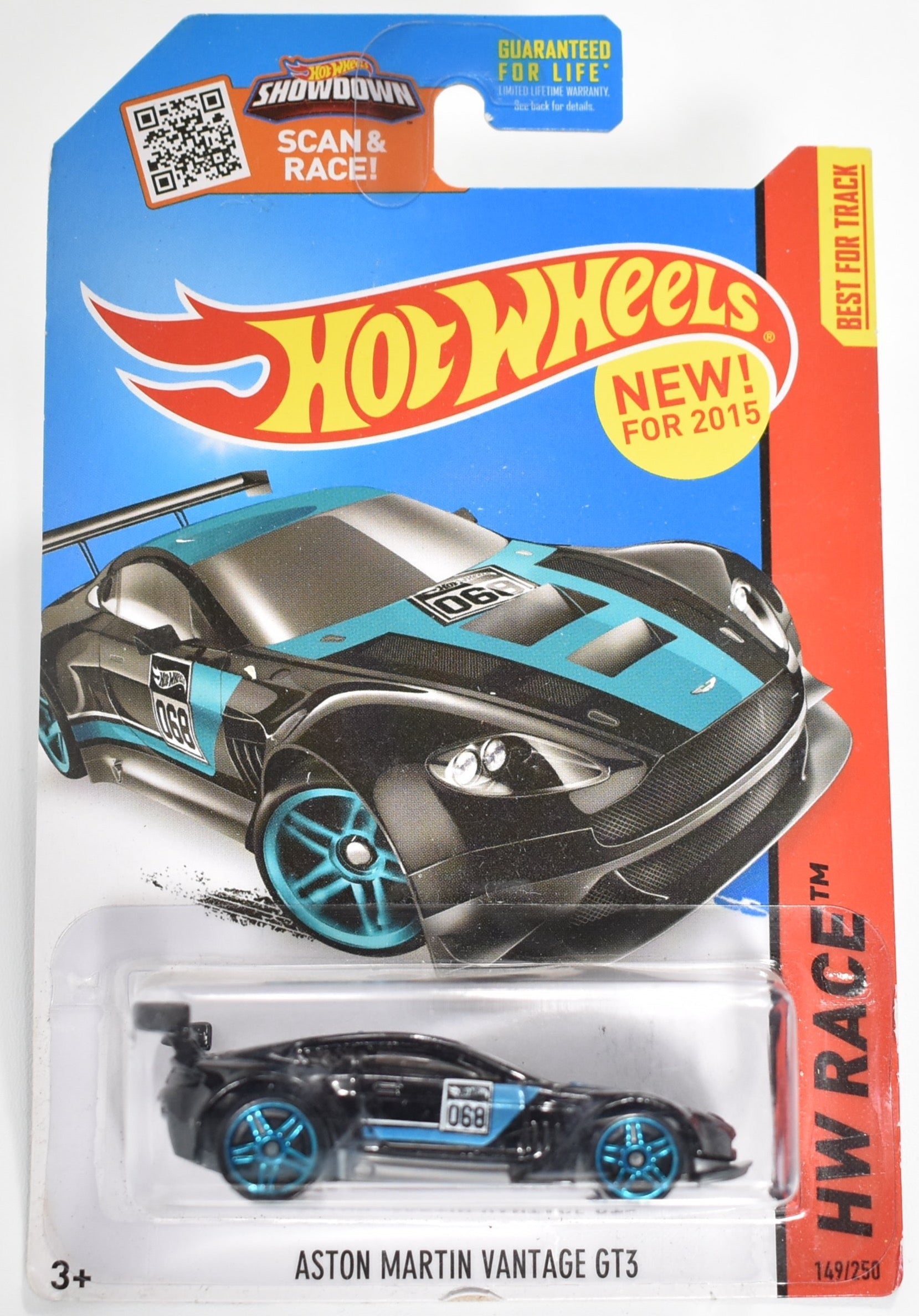 Aston Martin Vantage GT3 149 Hot Wheels car