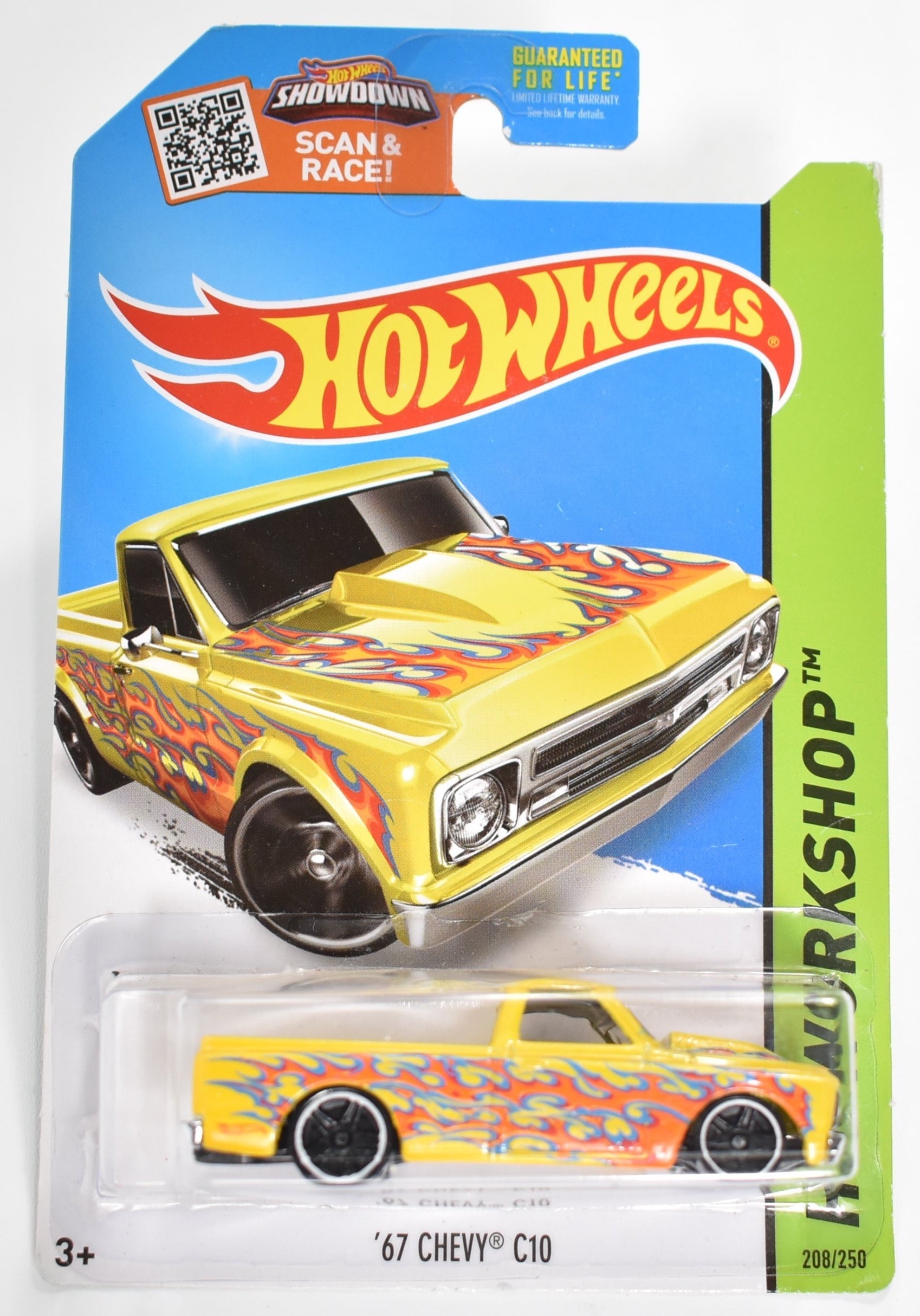 Hot Wheels 67 Chevy C10 208 Hot Wheels die cast car Mattel