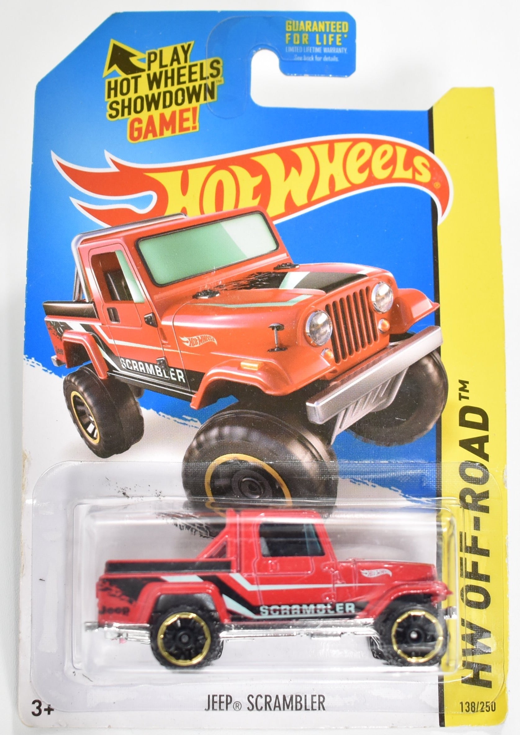 Jeep Scrambler 138 Hot Wheels car