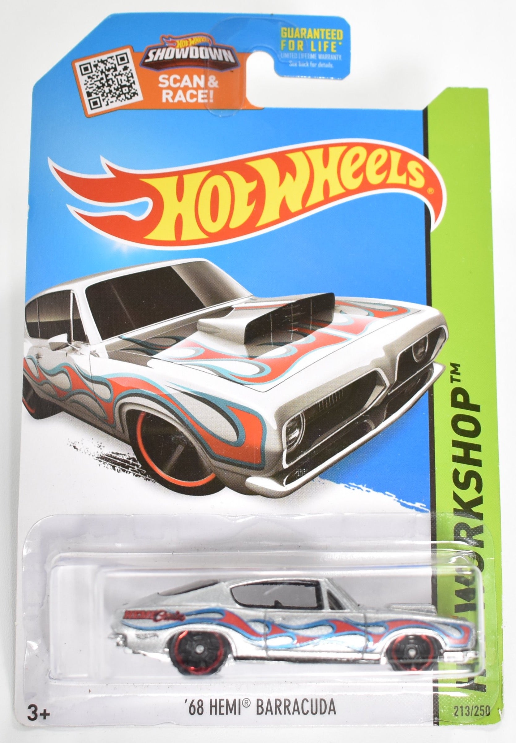 Hot Wheels 68 Hemi Barracuda 213 Hot Wheels die cast car Mattel