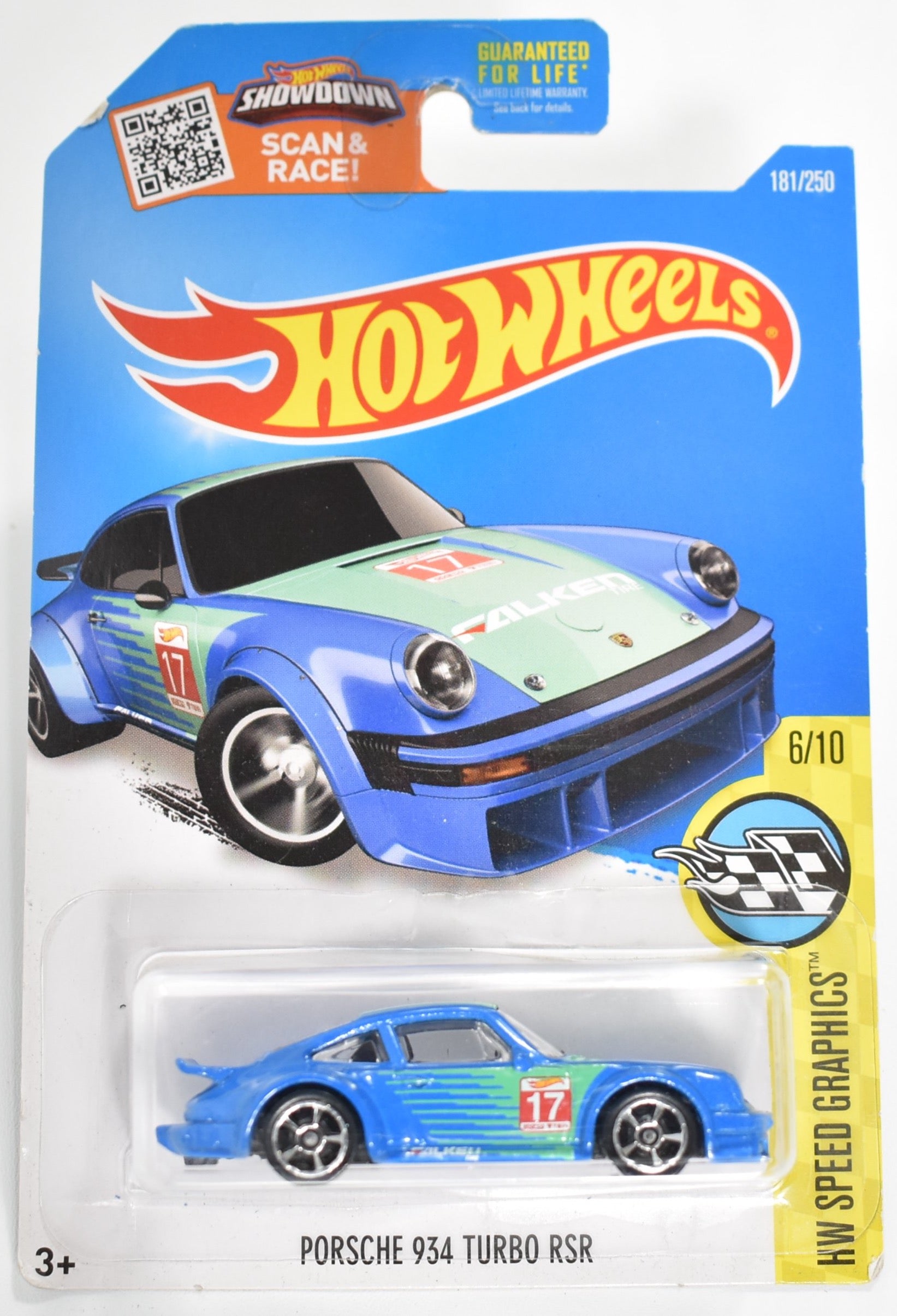 Porsche 934 Turbo RSR 181 Hot Wheels die cast car