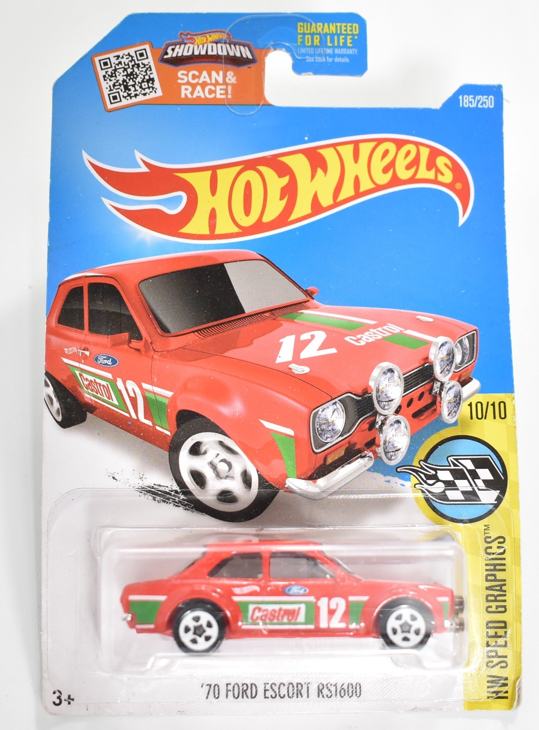 Hot Wheels 70 Ford Escort RS1600 185 Hot Wheels car Mattel Die Cast