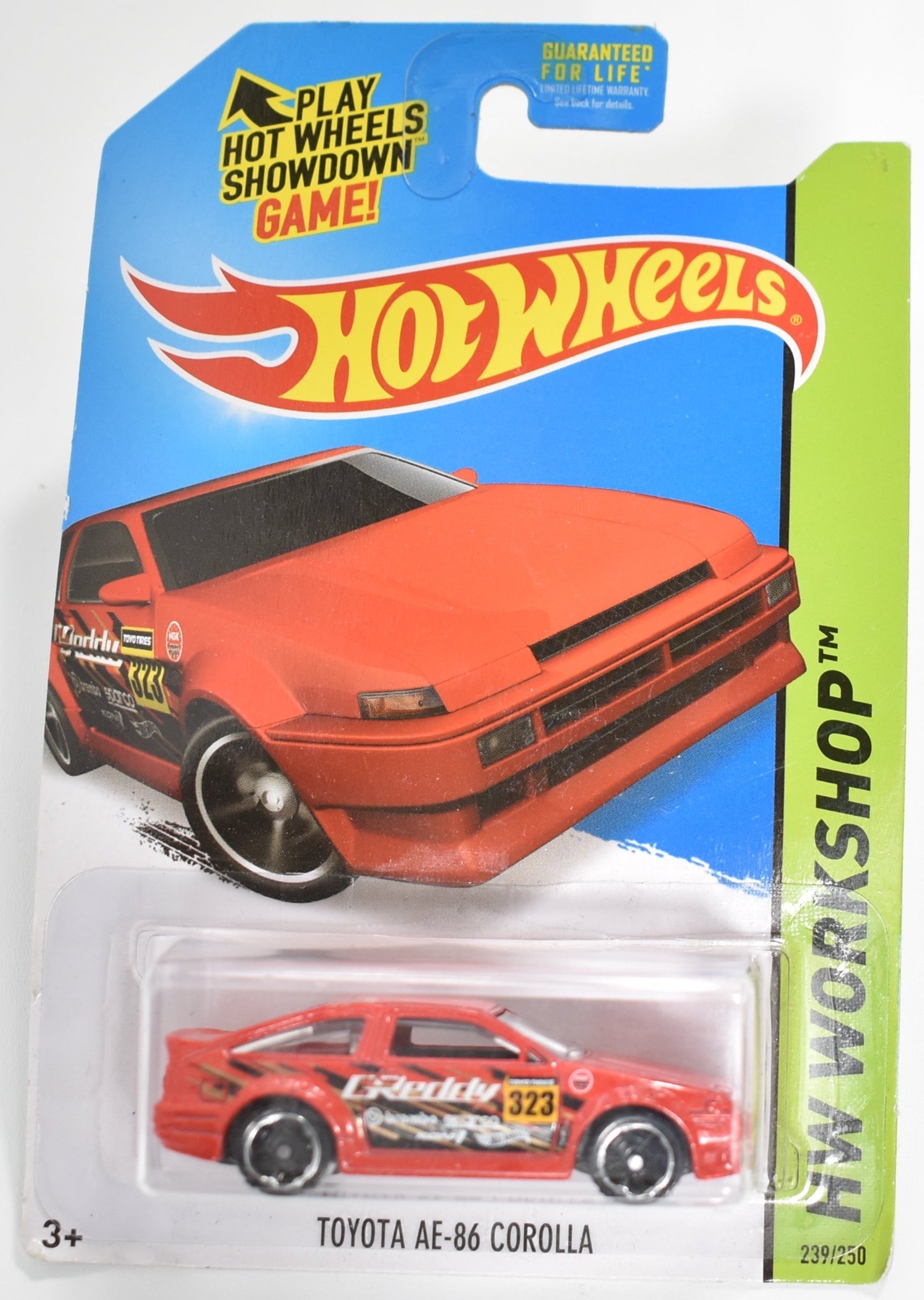 Toyota AE-86 Corolla 239 Hot Wheels diecast car