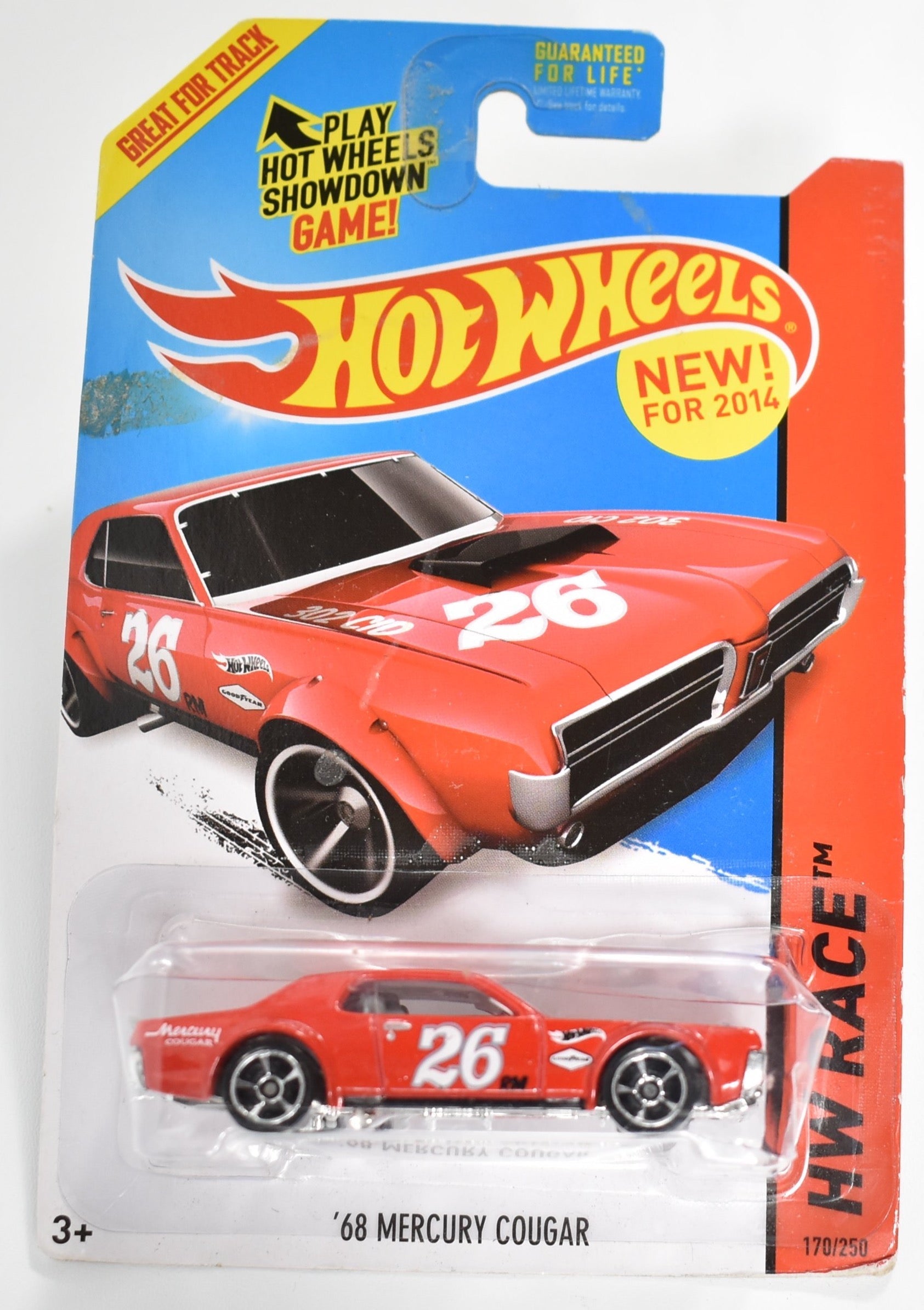 Hot Wheels 68 Mercury Cougar 170 Hot Wheels car Mattel Die Cast