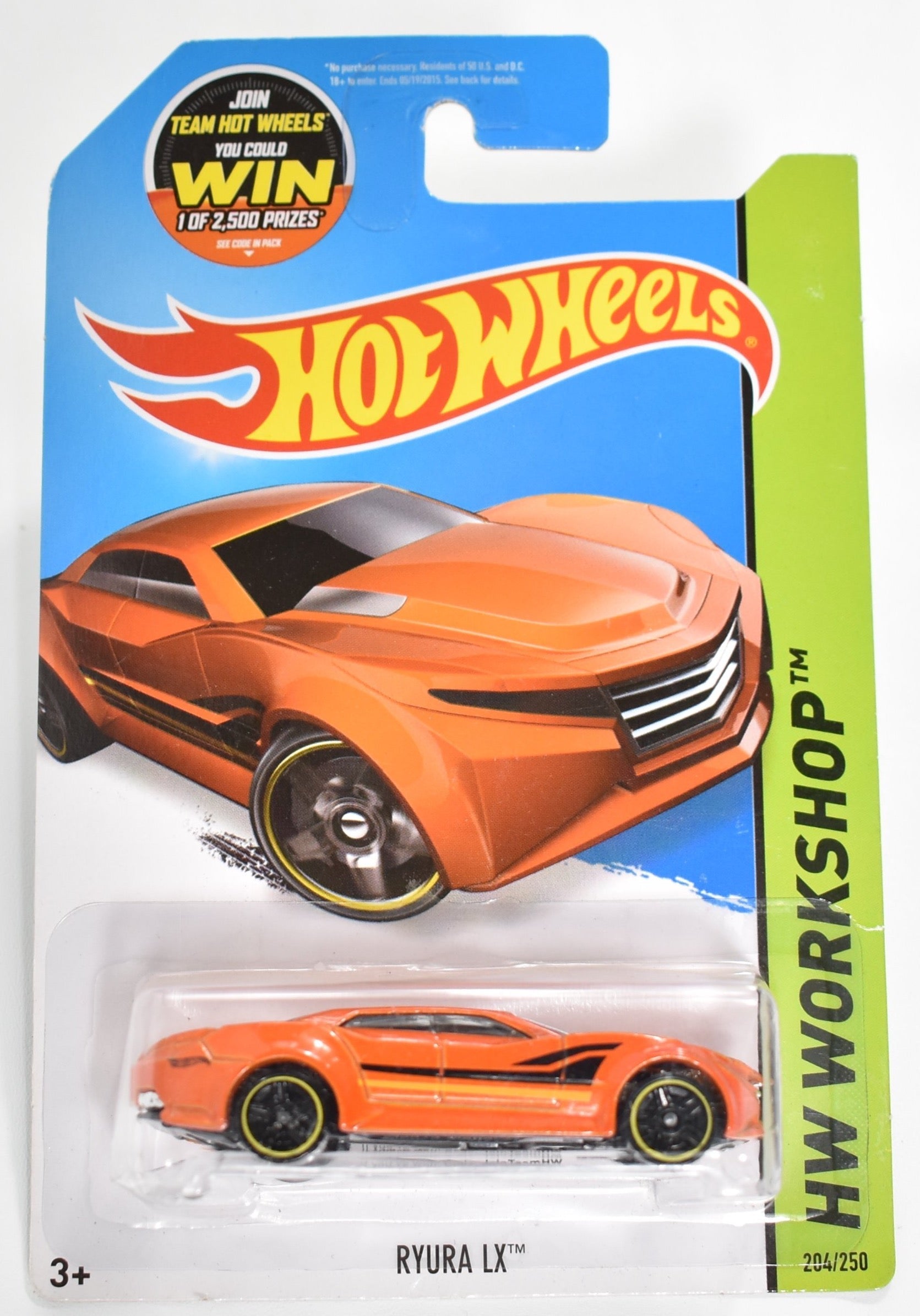 Ryura LX 204 Hot Wheels car
