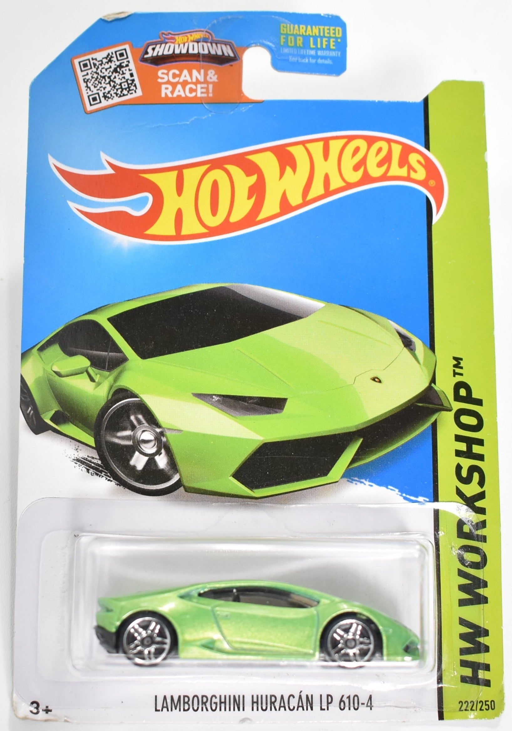 Lamborghini Huracan LP 610-4 222 Workshop Hot Wheels die cast car